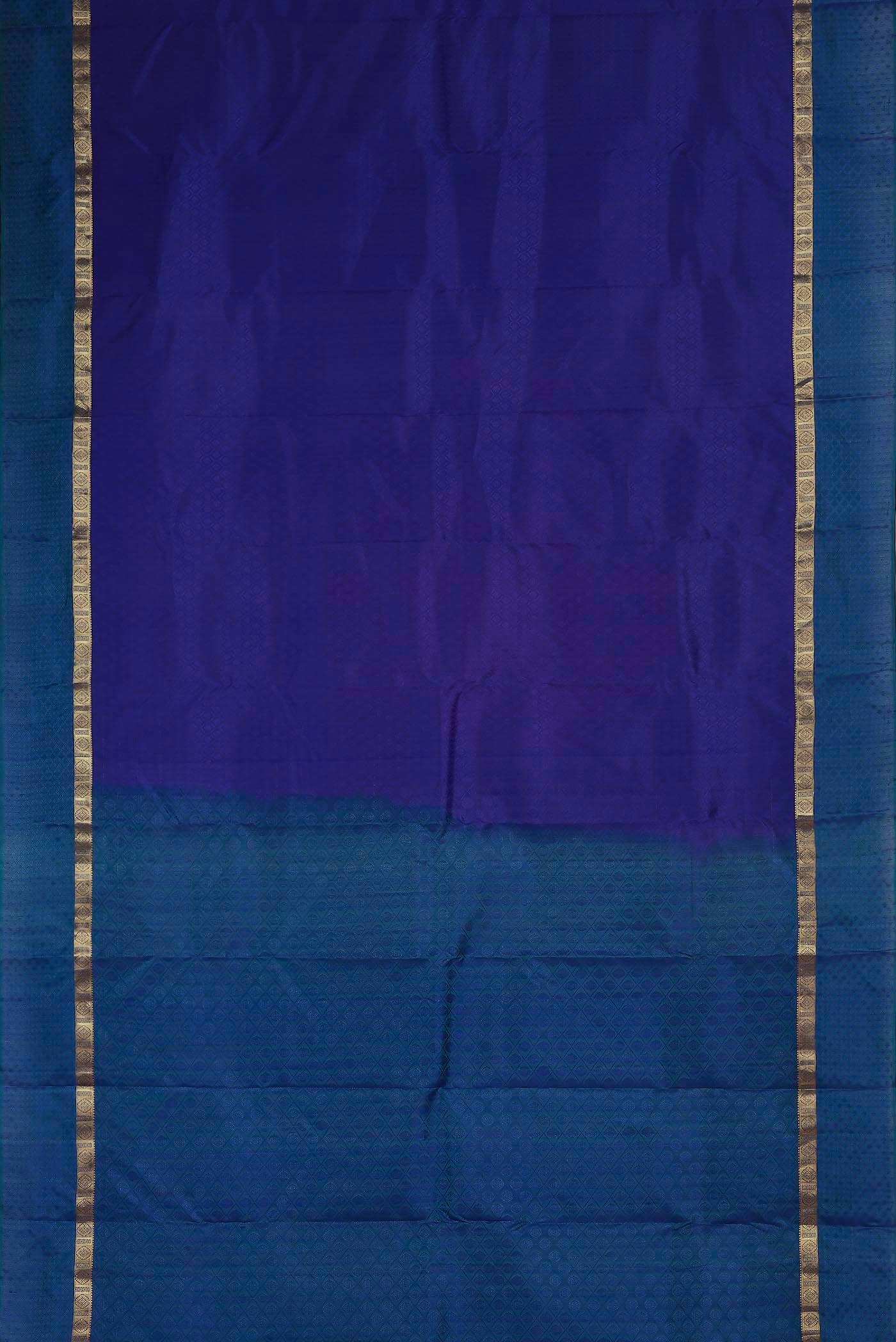 Blue Kanchipuram Silk Saree