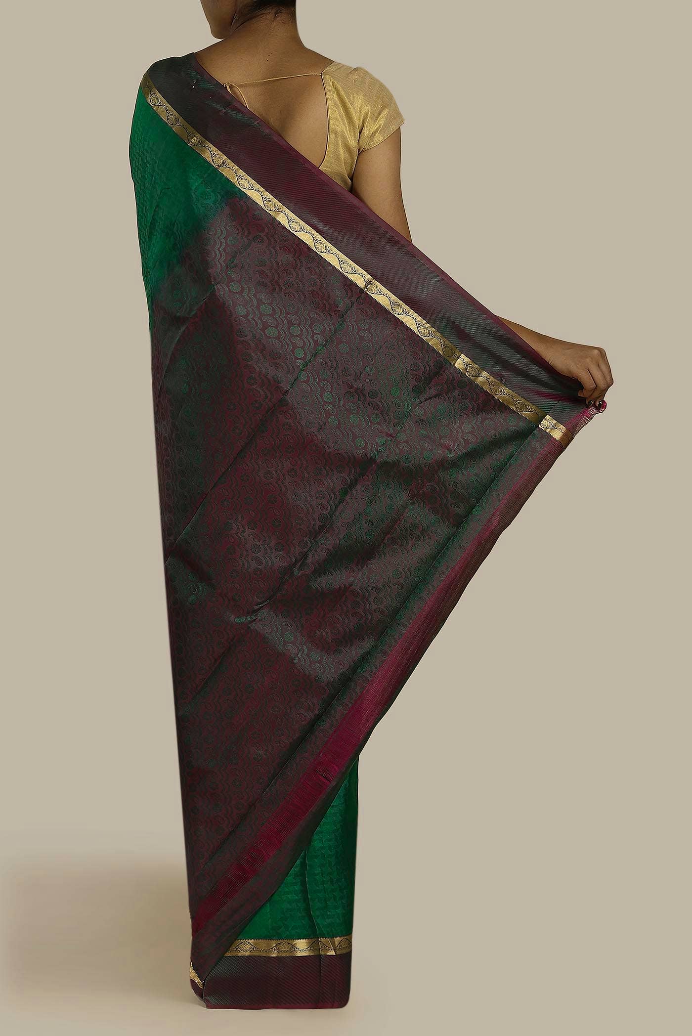 Green Kanchipuram Silk Saree
