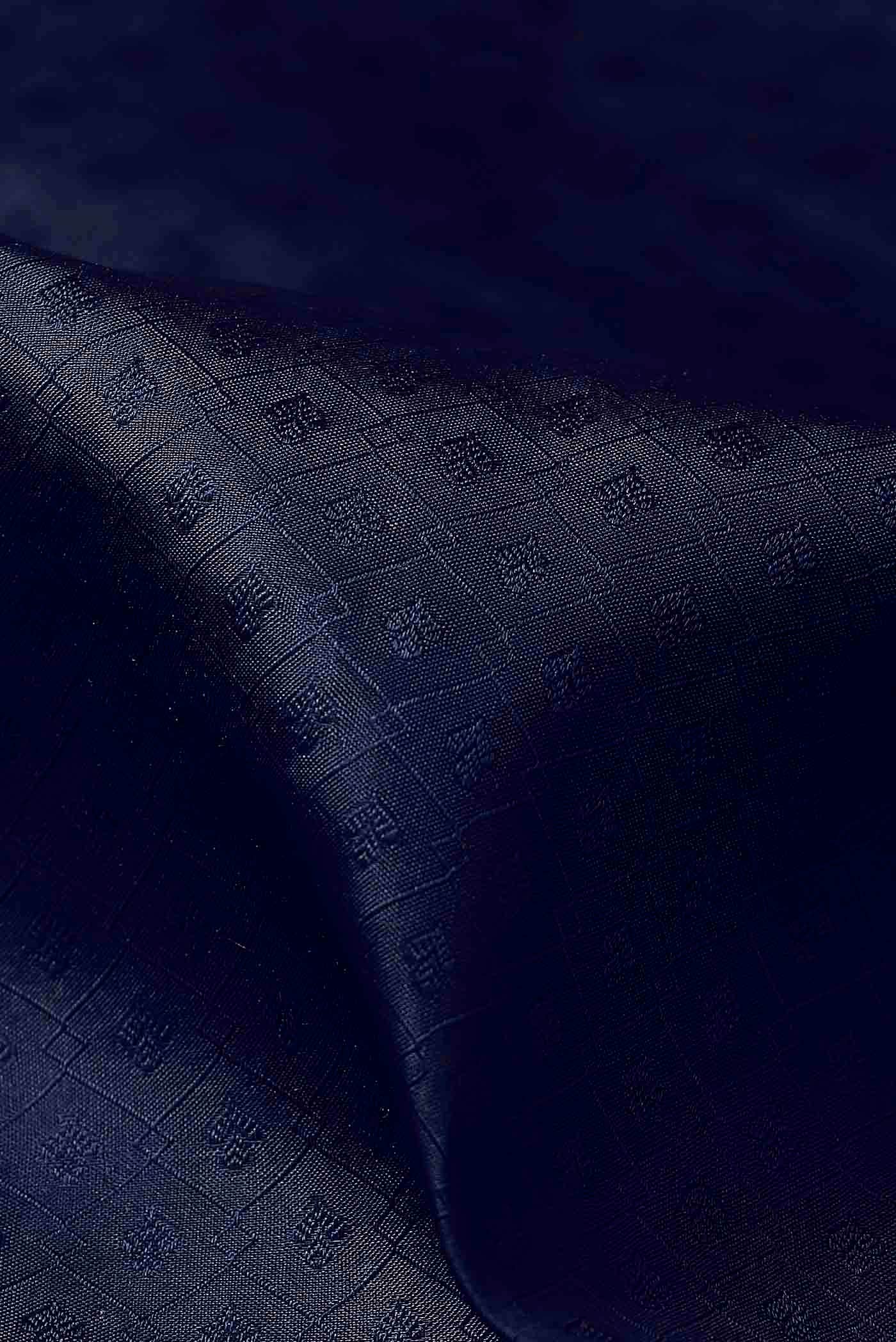 Blue Kanchipuram Silk Saree