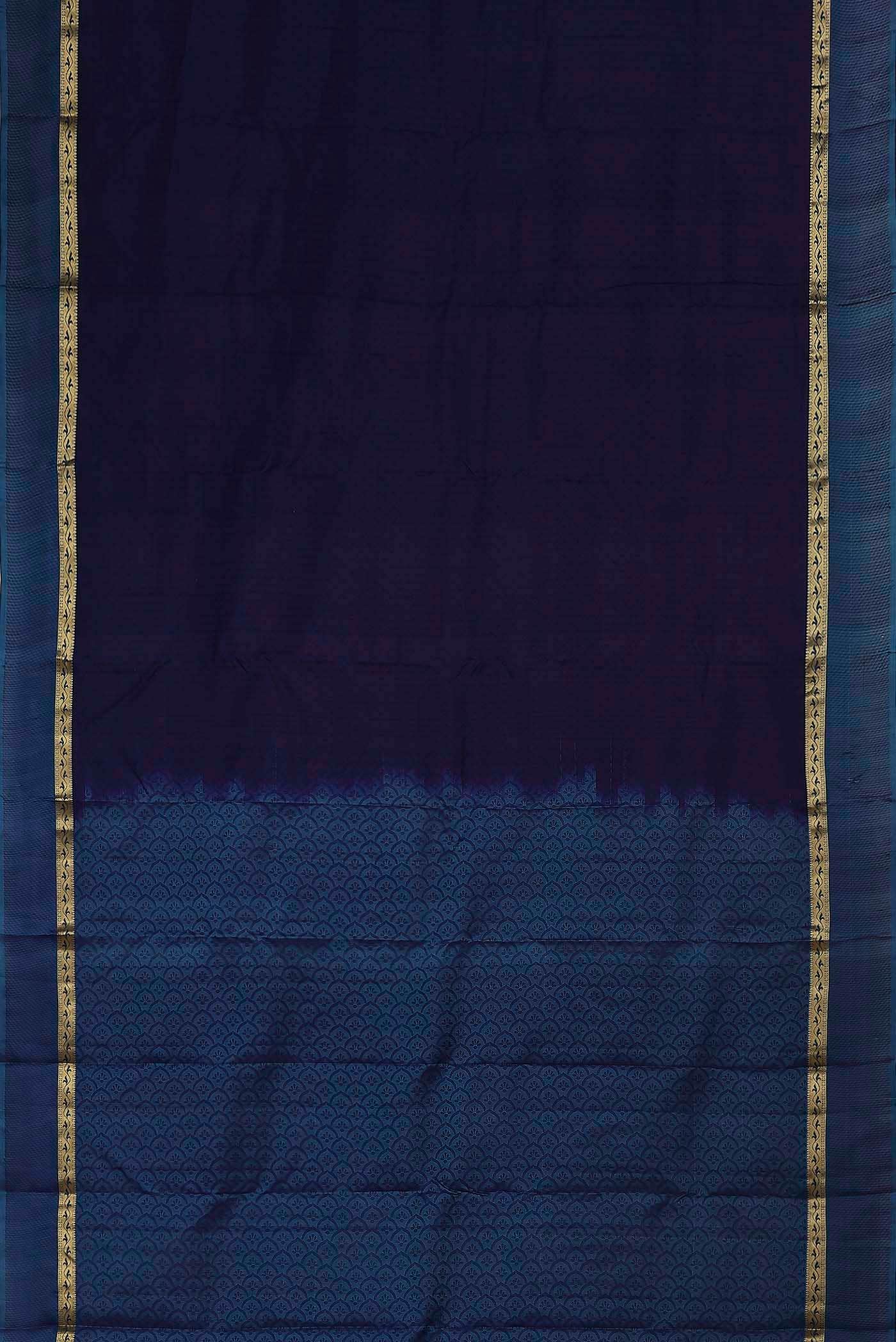 Blue Kanchipuram Silk Saree