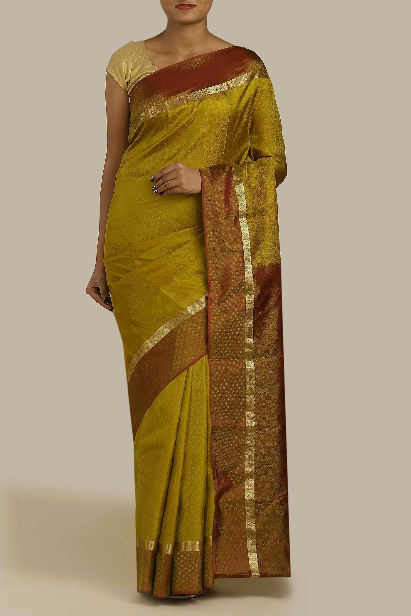 Green Kanchipuram Silk Saree