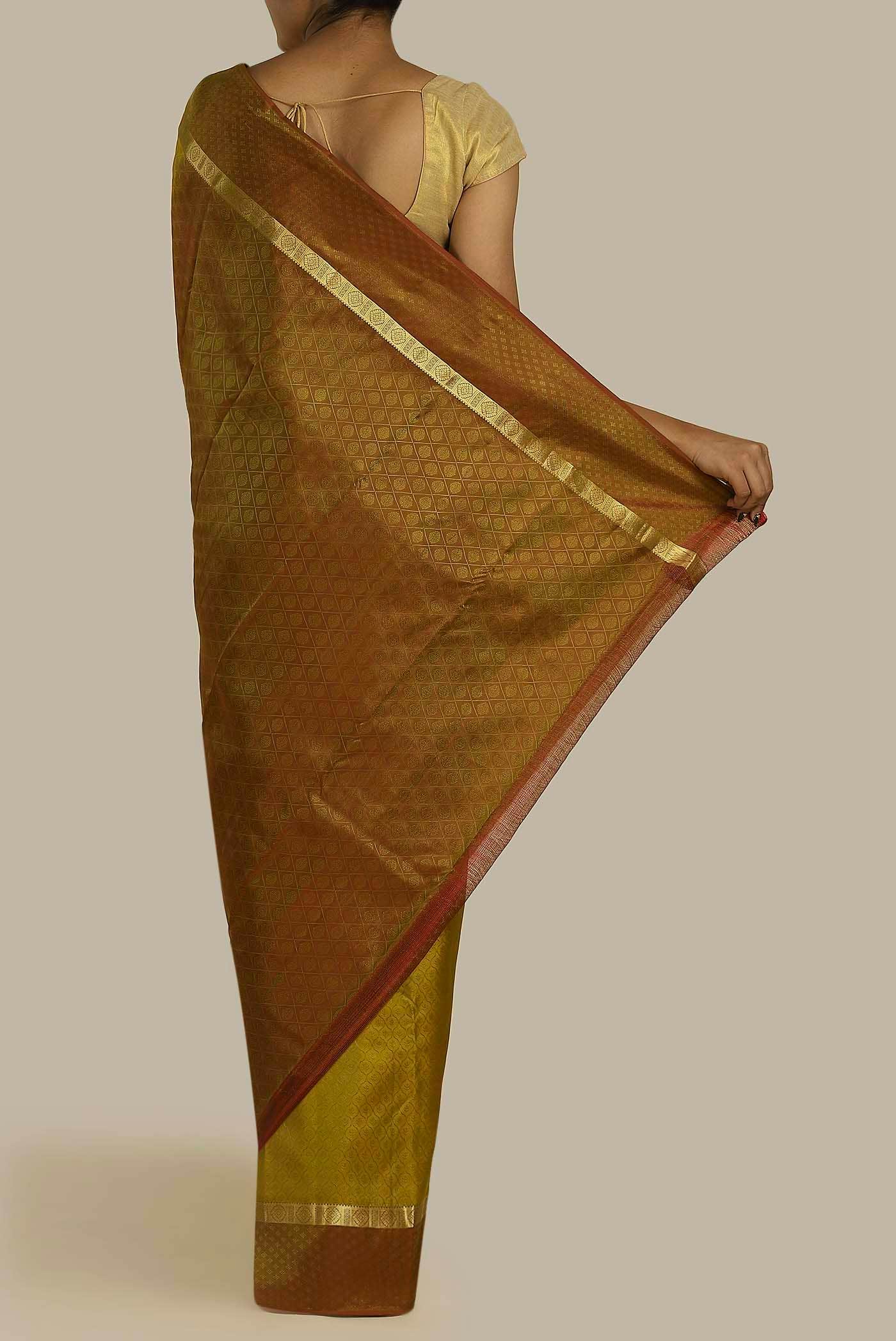 Green Kanchipuram Silk Saree