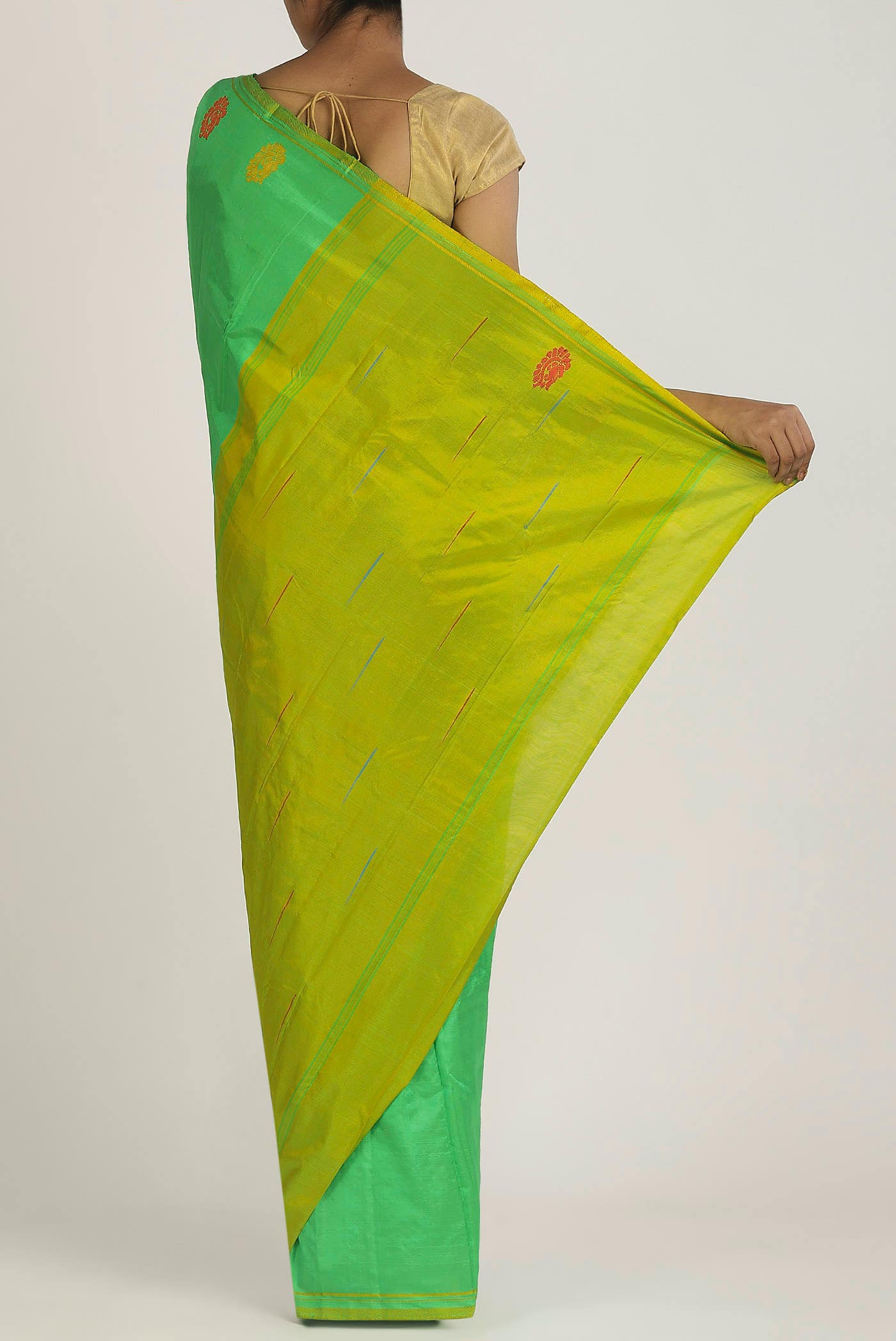 Green Kanchipuram Silk Saree