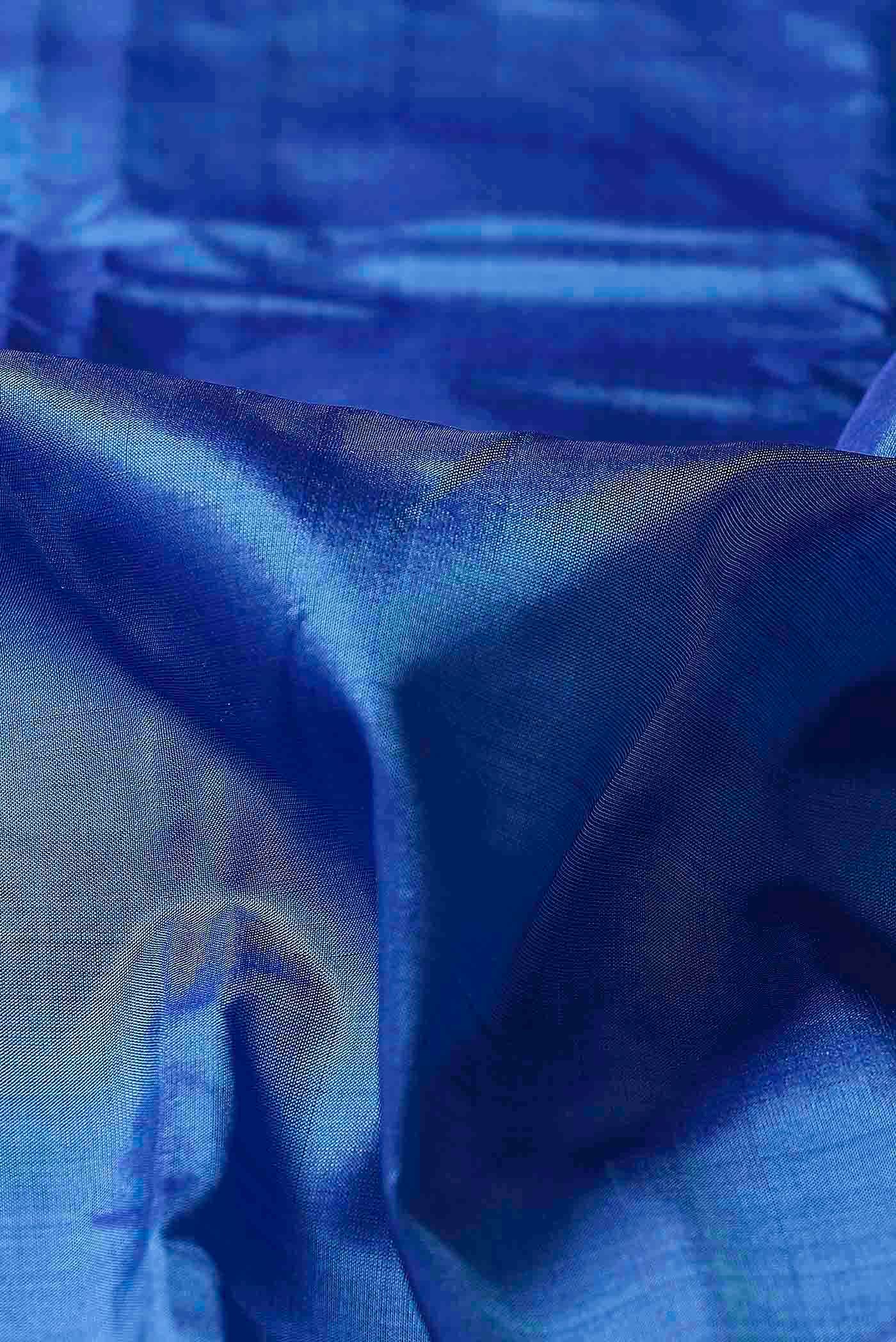 Blue Kanchipuram Silk Saree