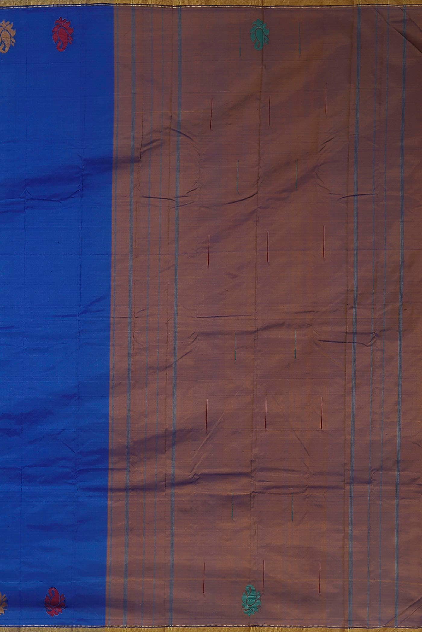 Blue Kanchipuram Silk Saree