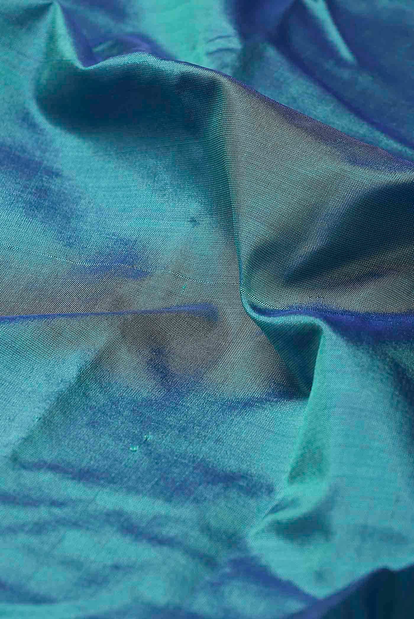 Blue Kanchipuram Silk Saree