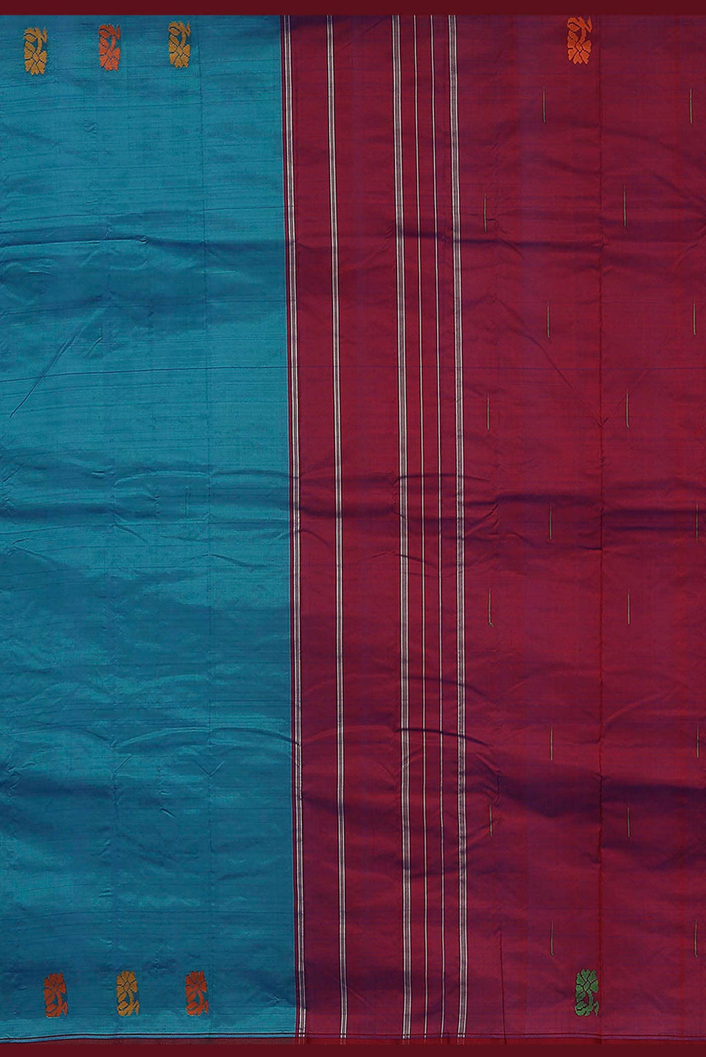 Blue Kanchipuram Silk Saree