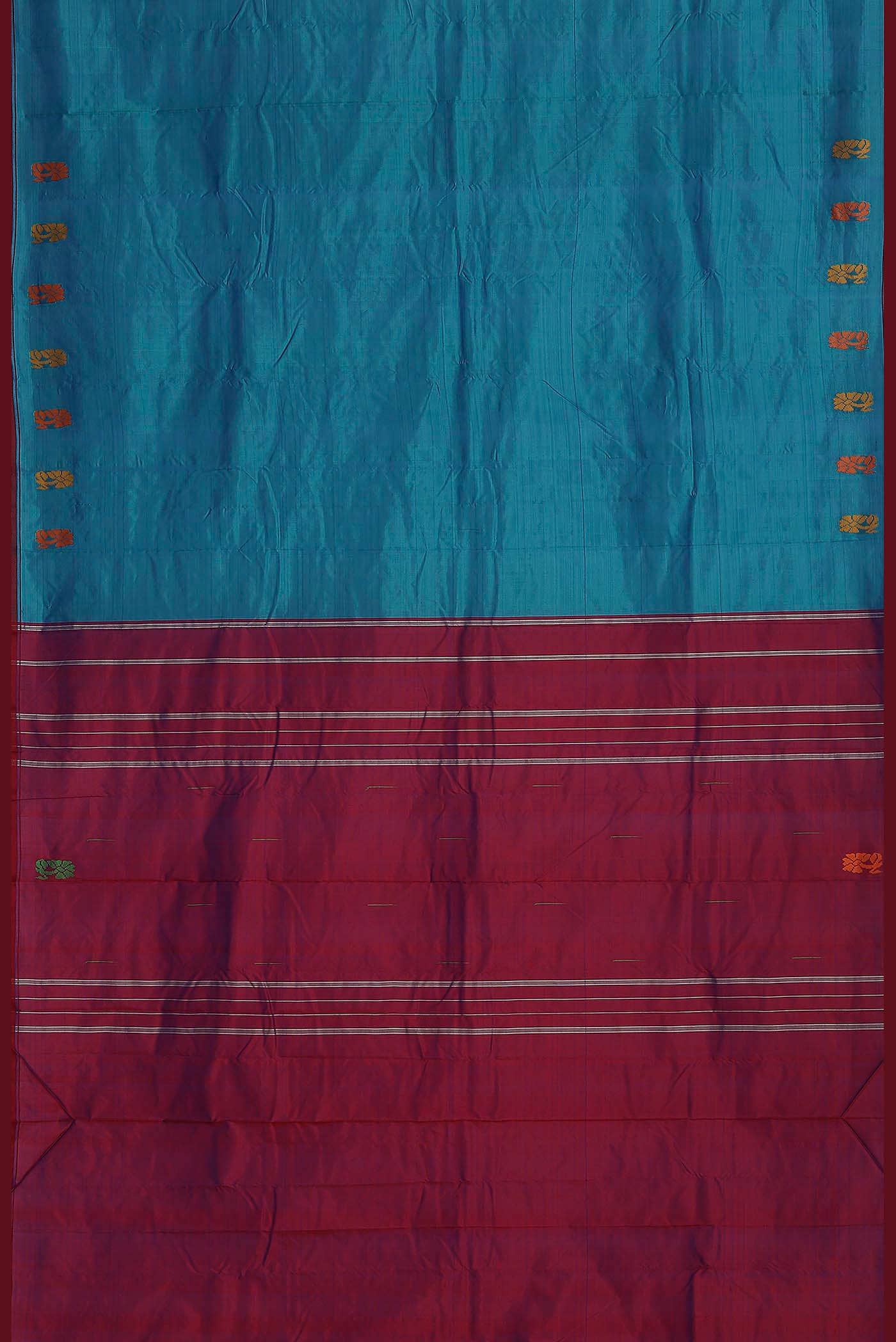 Blue Kanchipuram Silk Saree