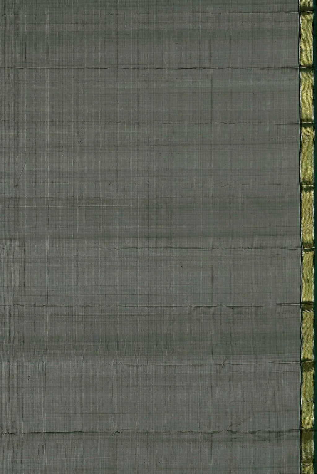 Grey Kanchipuram Silk Saree