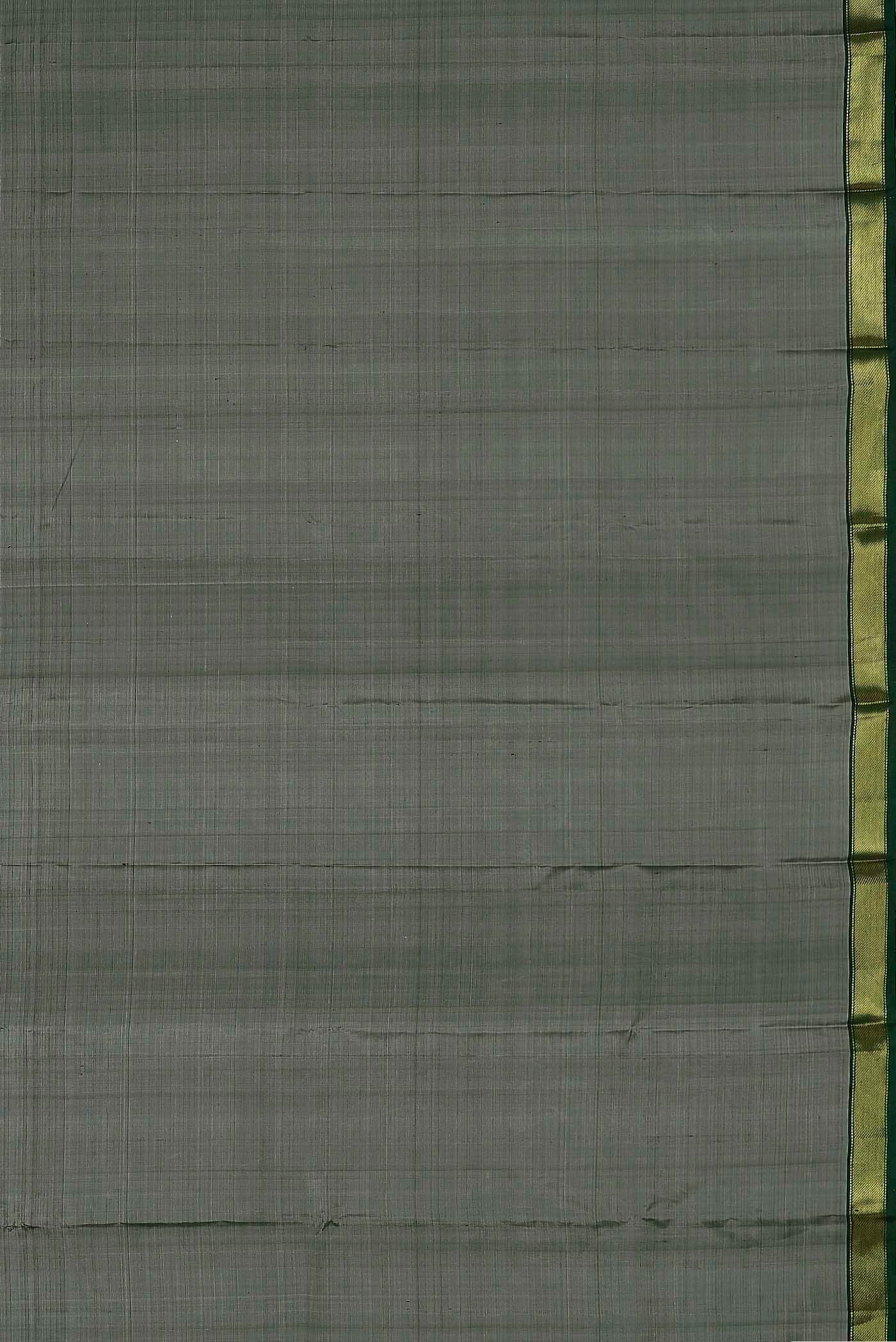 Grey Kanchipuram Silk Saree
