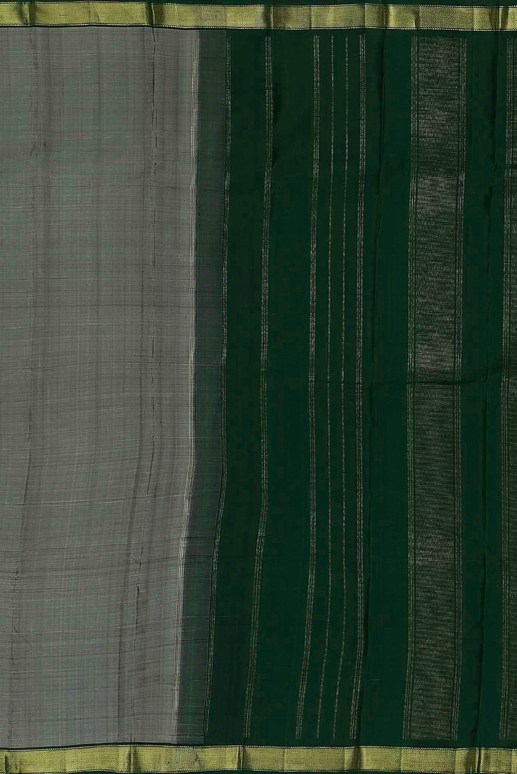 Grey Kanchipuram Silk Saree