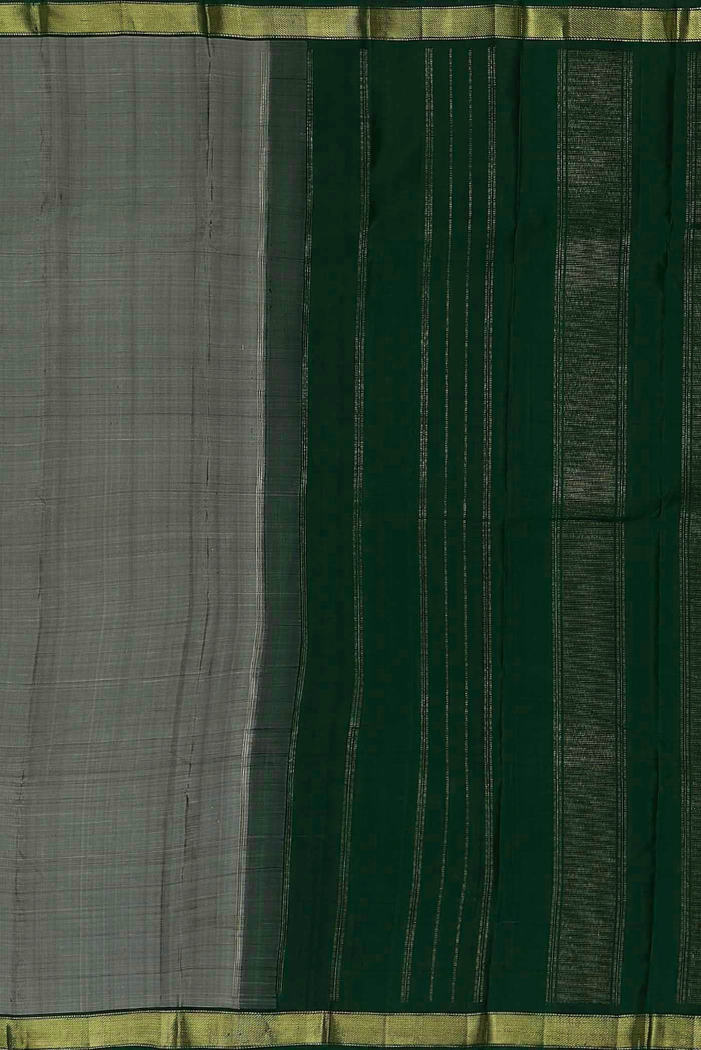 Grey Kanchipuram Silk Saree