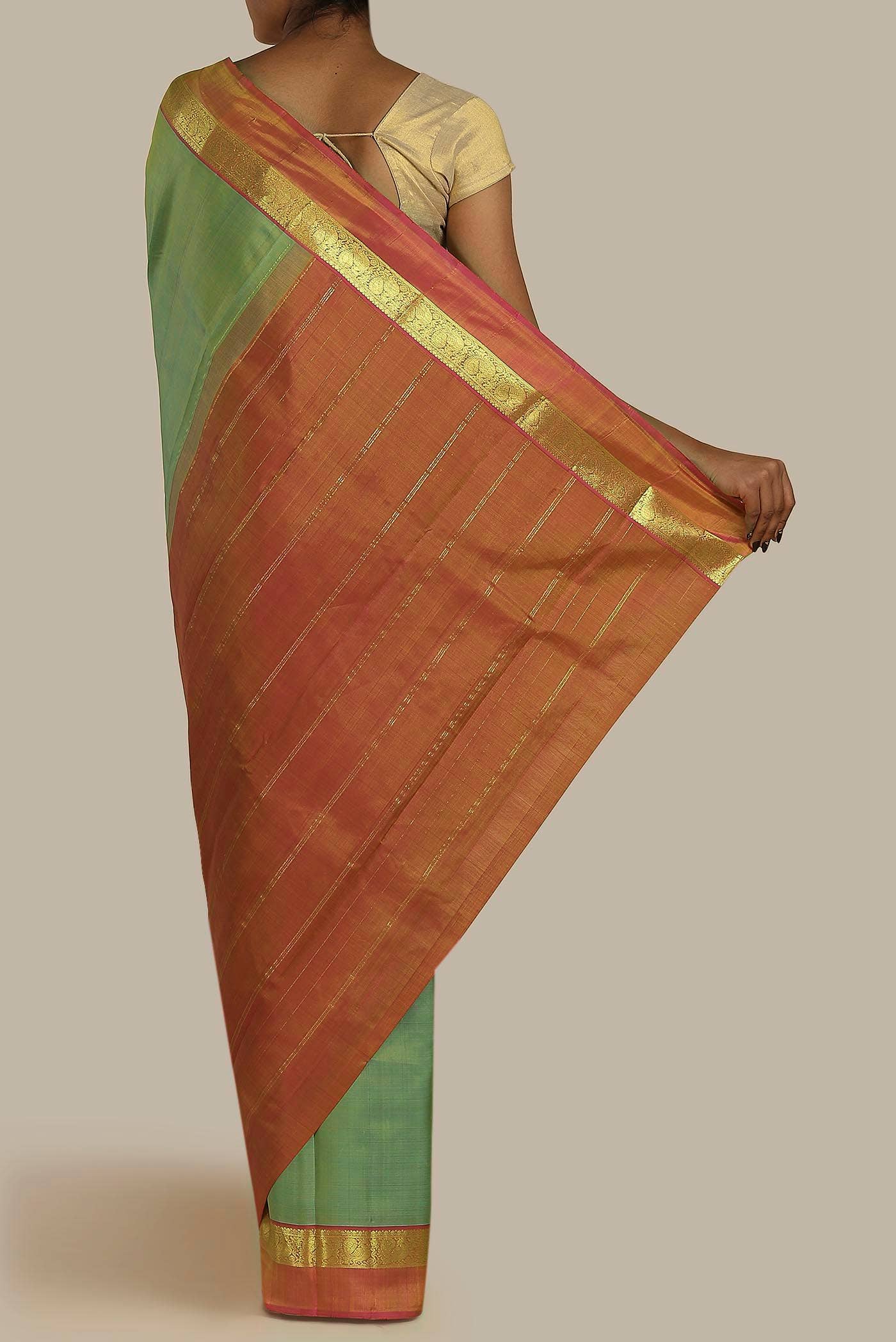Green Kanchipuram Silk Saree