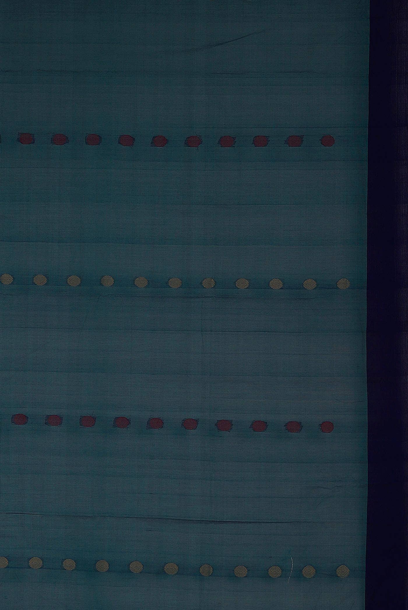 Blue Cotton Saree