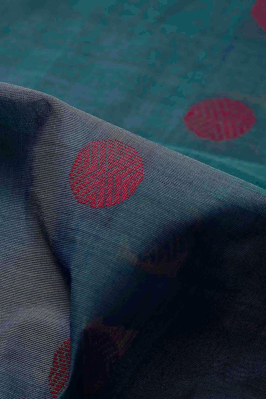 Blue Cotton Saree