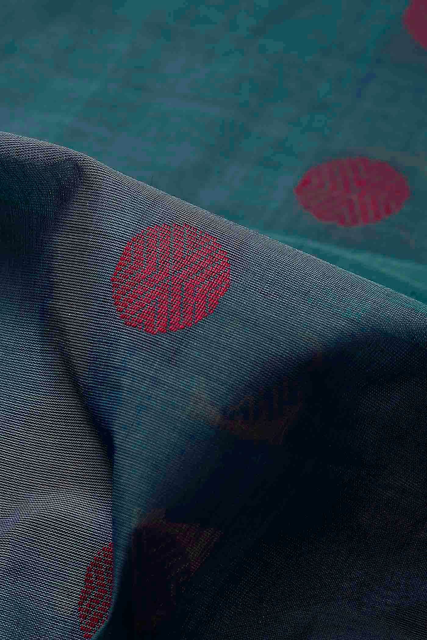 Blue Cotton Saree