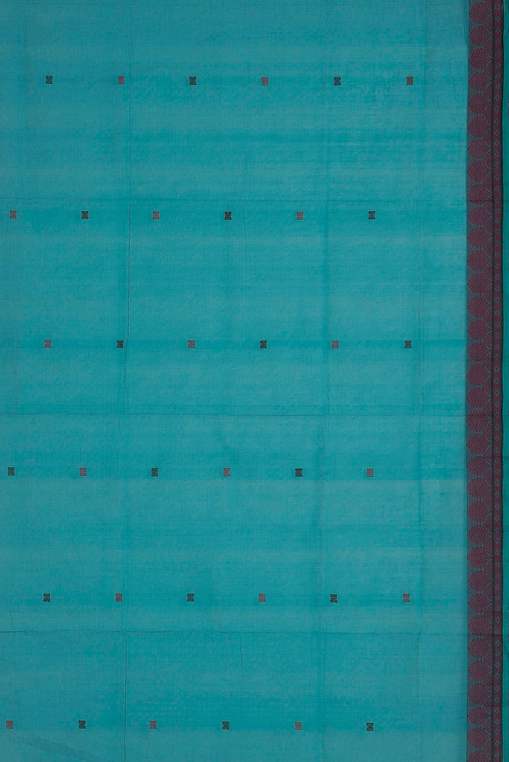 Blue Coimbatore Cotton Saree