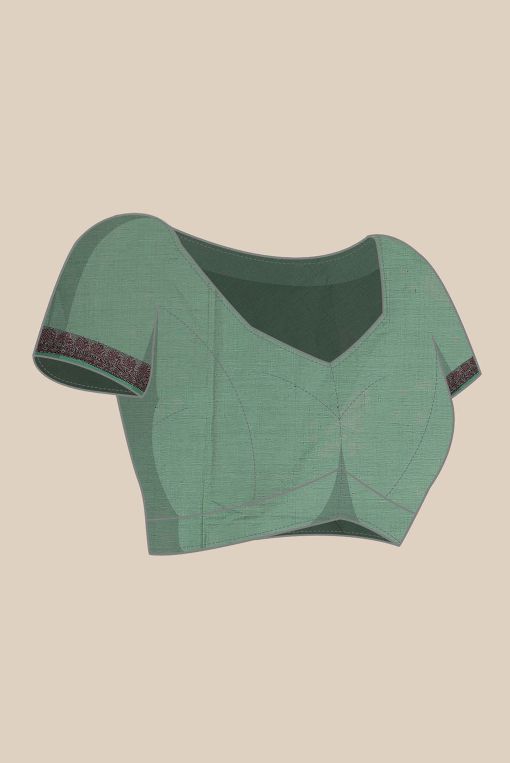 Green Coimbatore Cotton Saree