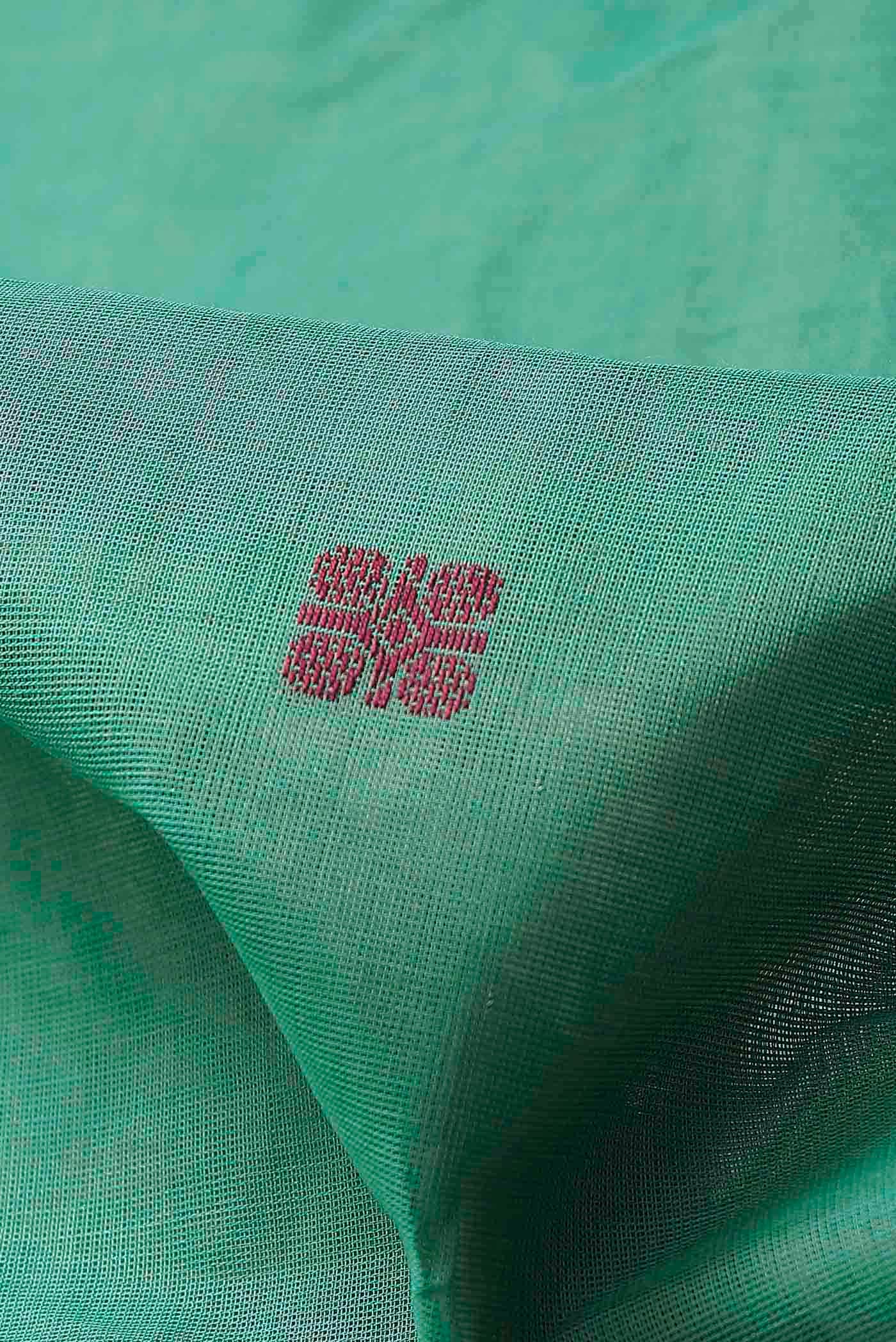 Green Coimbatore Cotton Saree