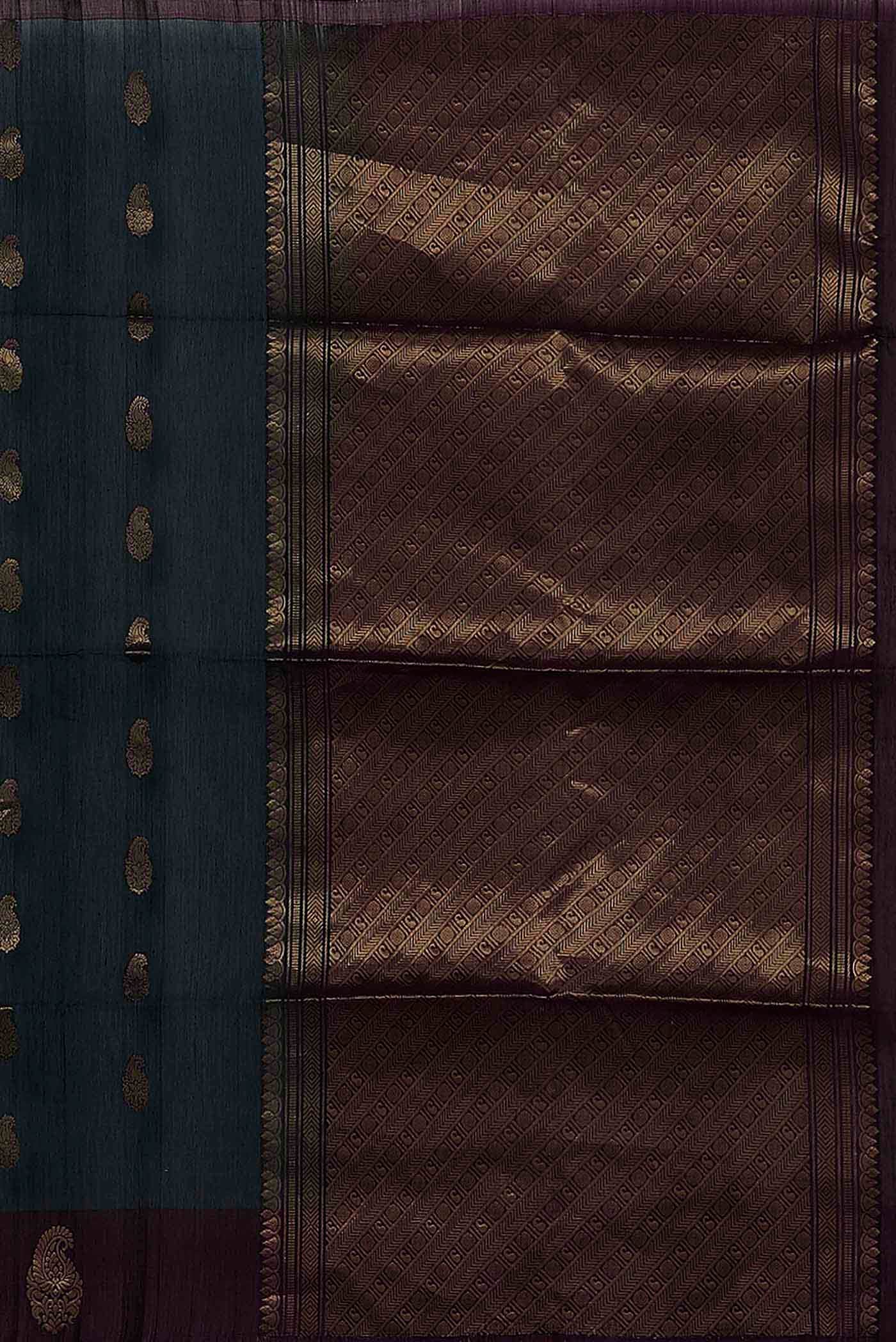 Black Silk Cotton Saree