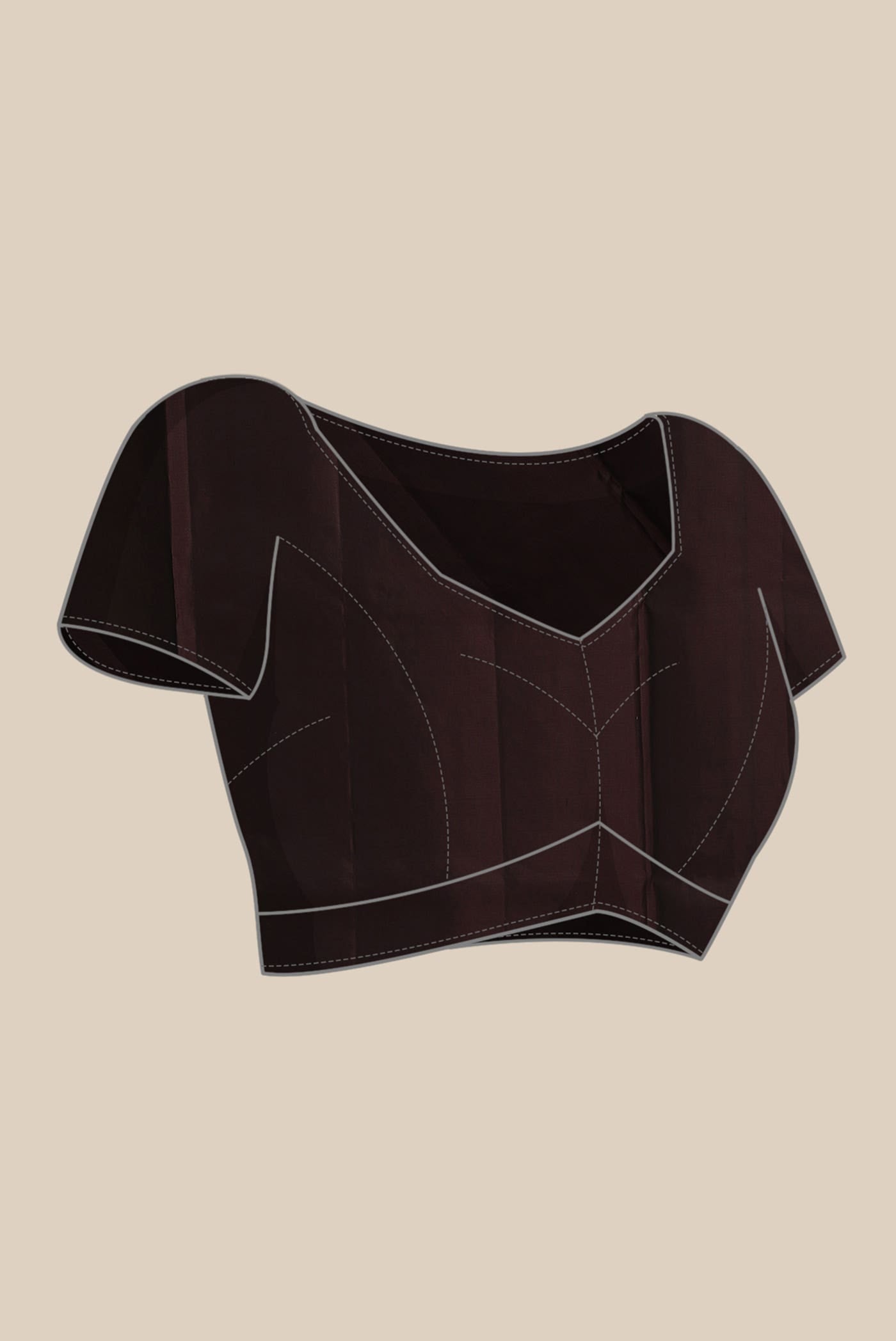 Brown Soft Silk Saree