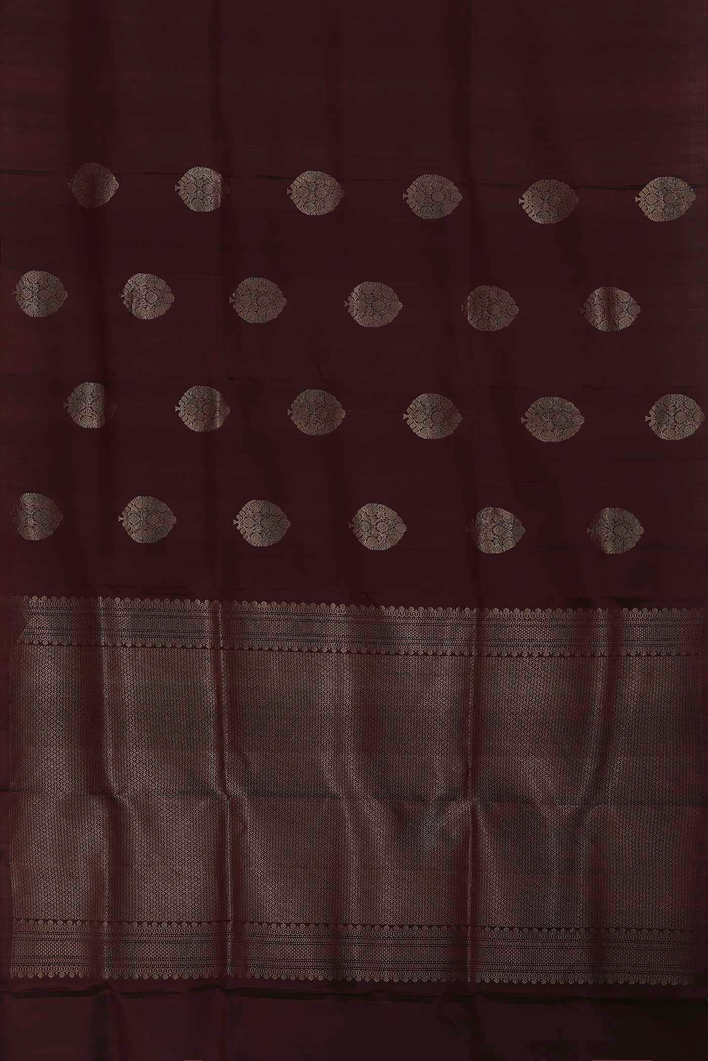 Brown Soft Silk Saree