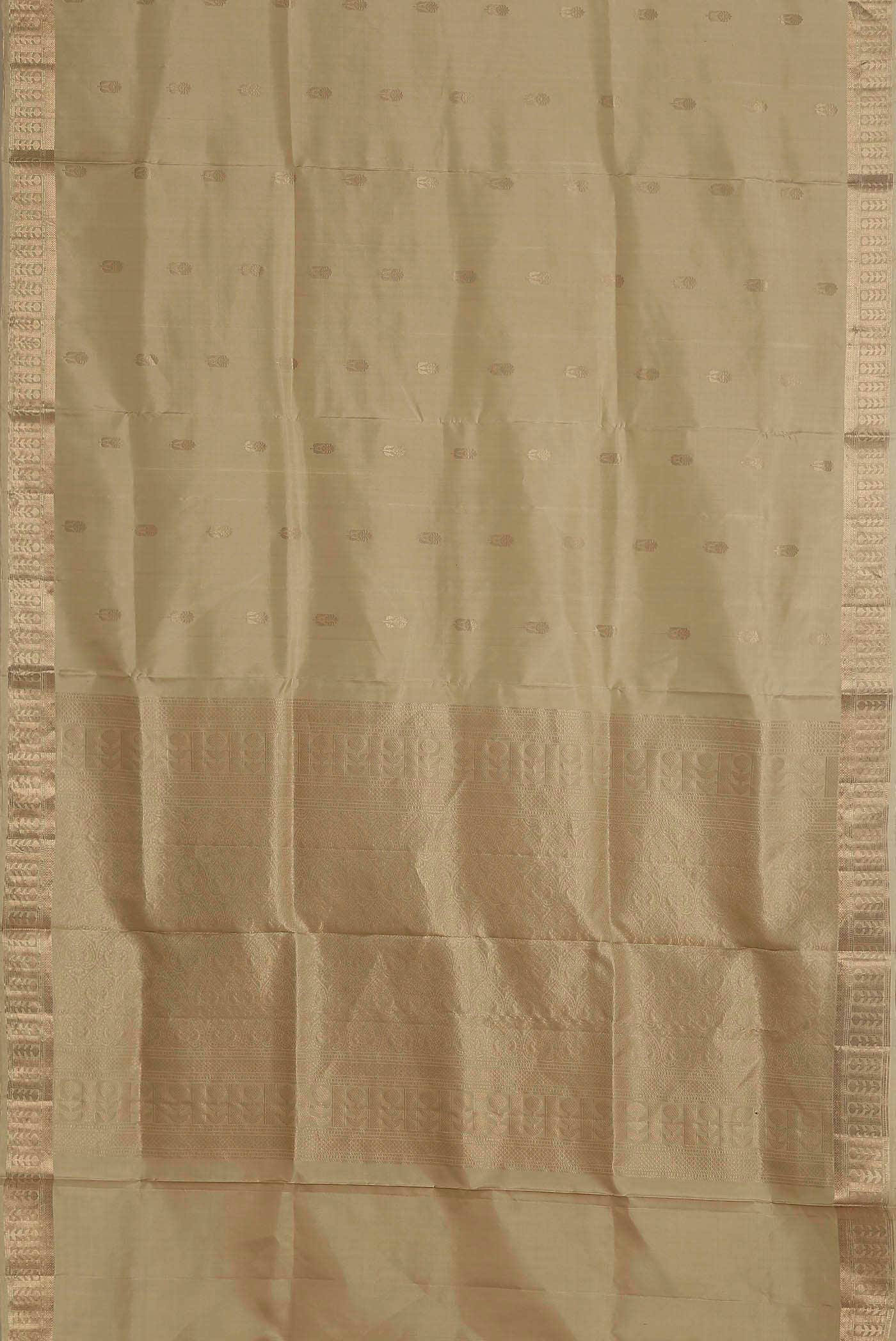 Beige Soft Silk Saree
