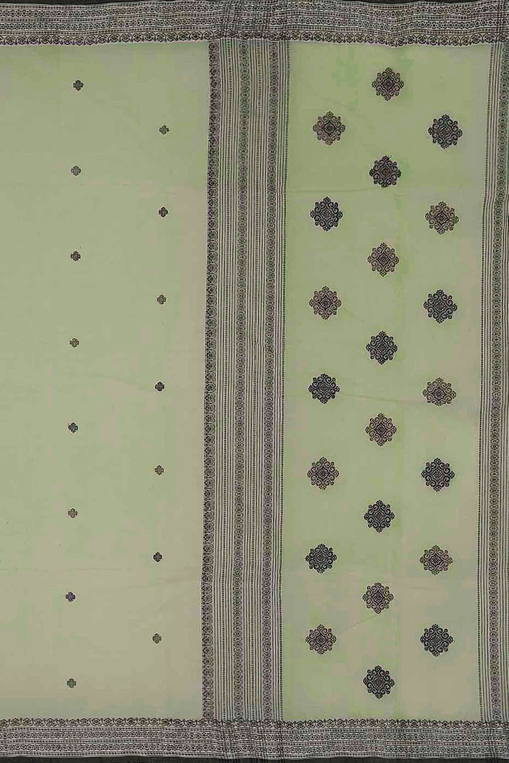 Green Bengal Cotton Saree