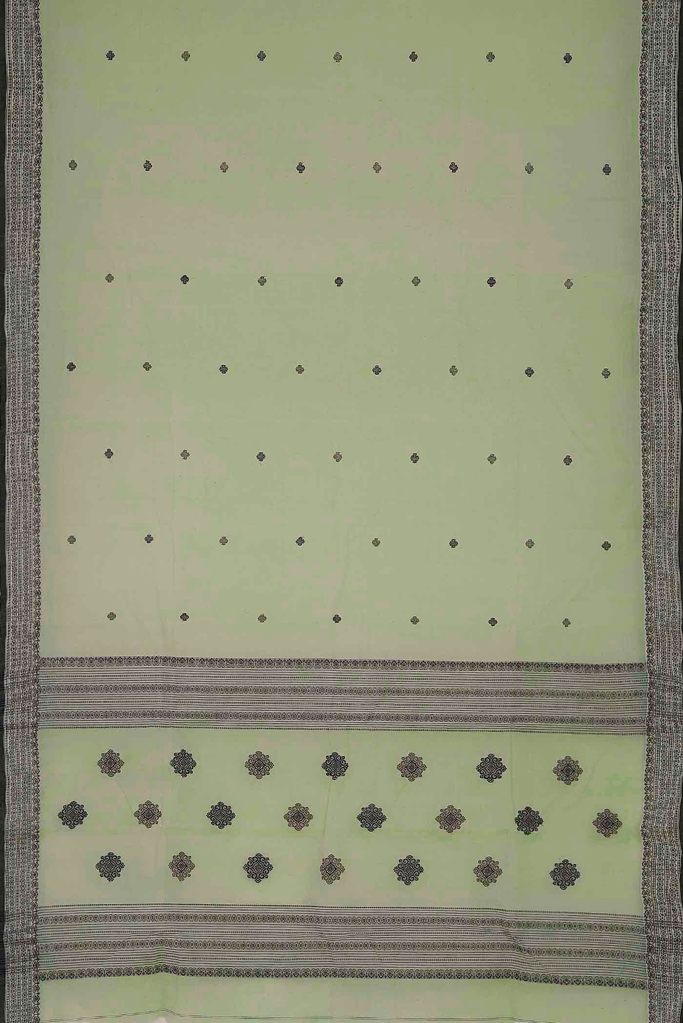 Green Bengal Cotton Saree