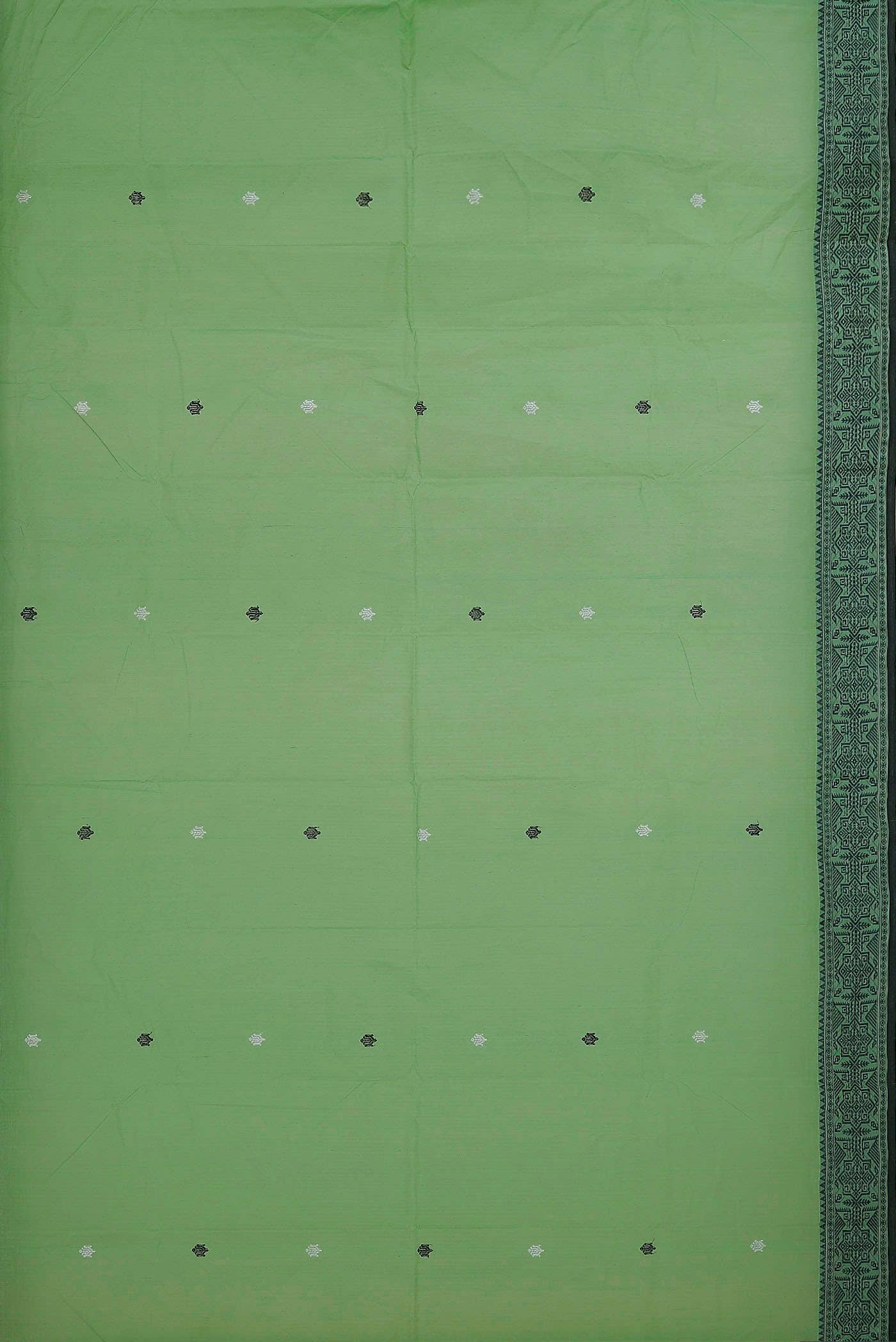 Green Bengal Cotton Saree