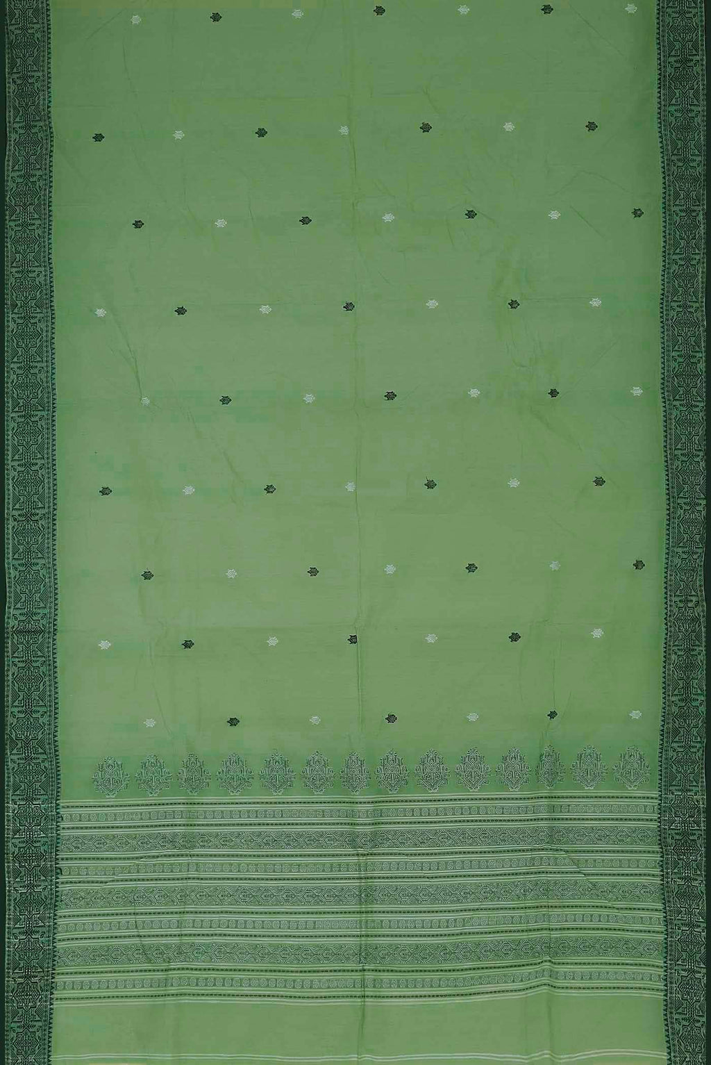 Green Bengal Cotton Saree