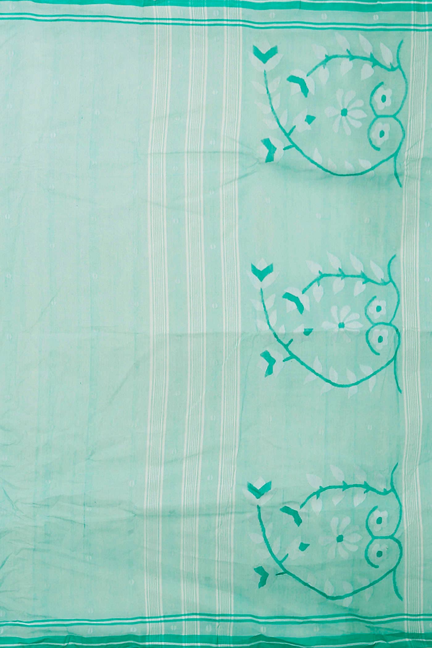 Green Bengal Cotton Saree
