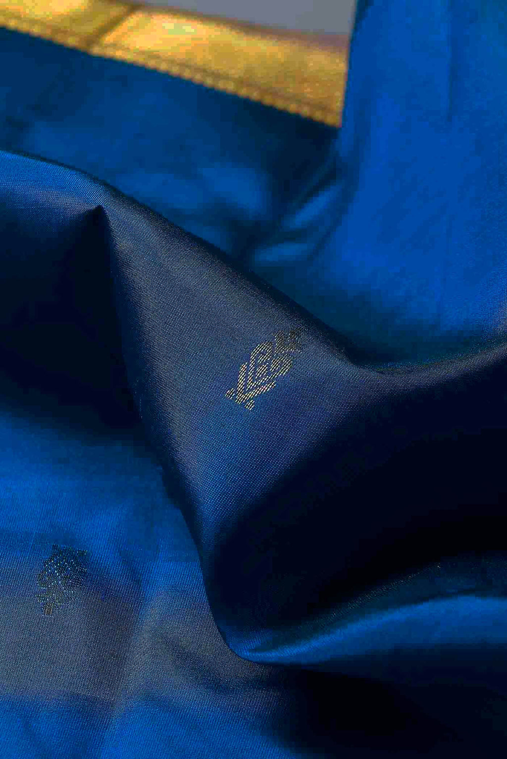 Blue Kanchipuram Silk Saree