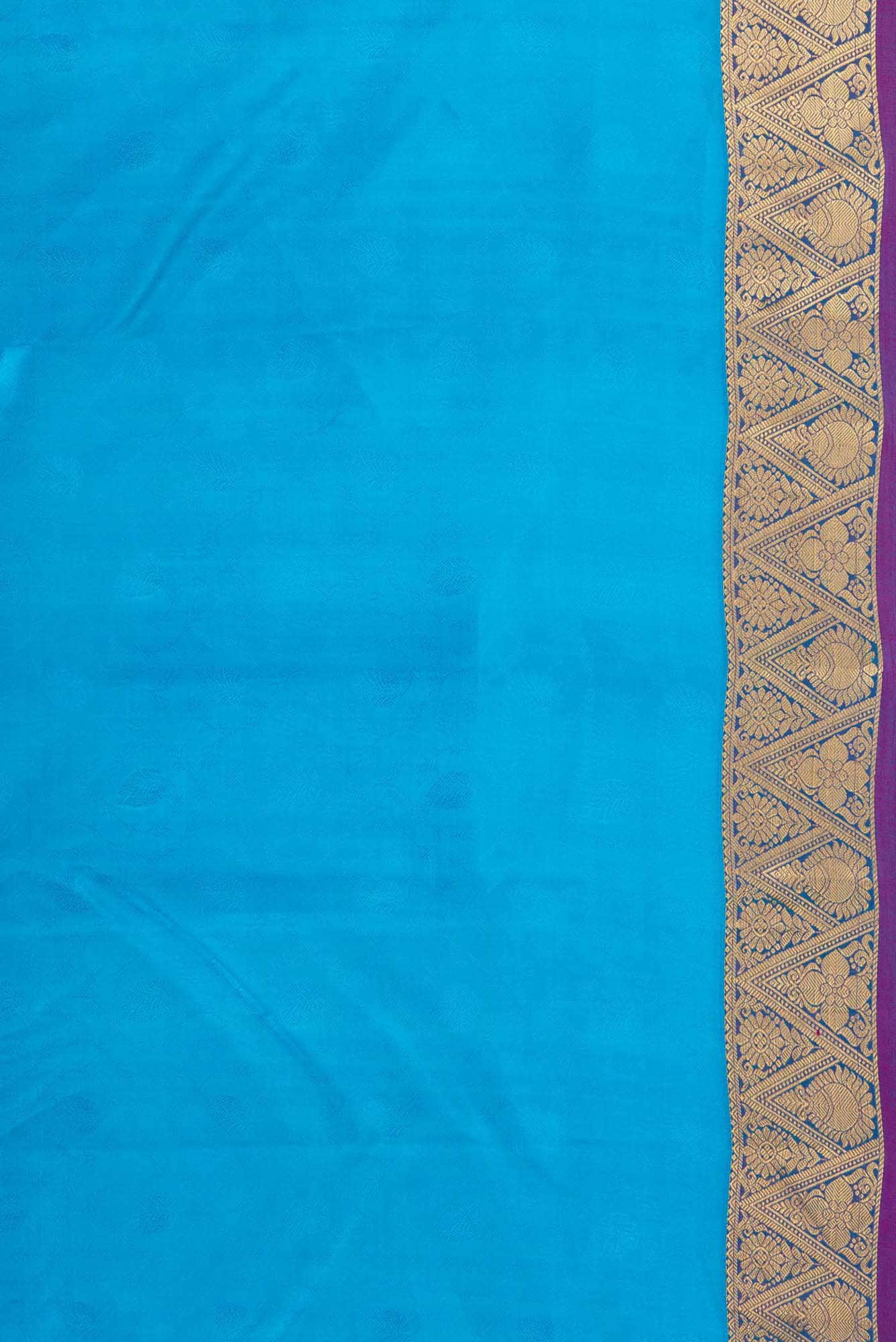 Blue Kanchipuram Saree