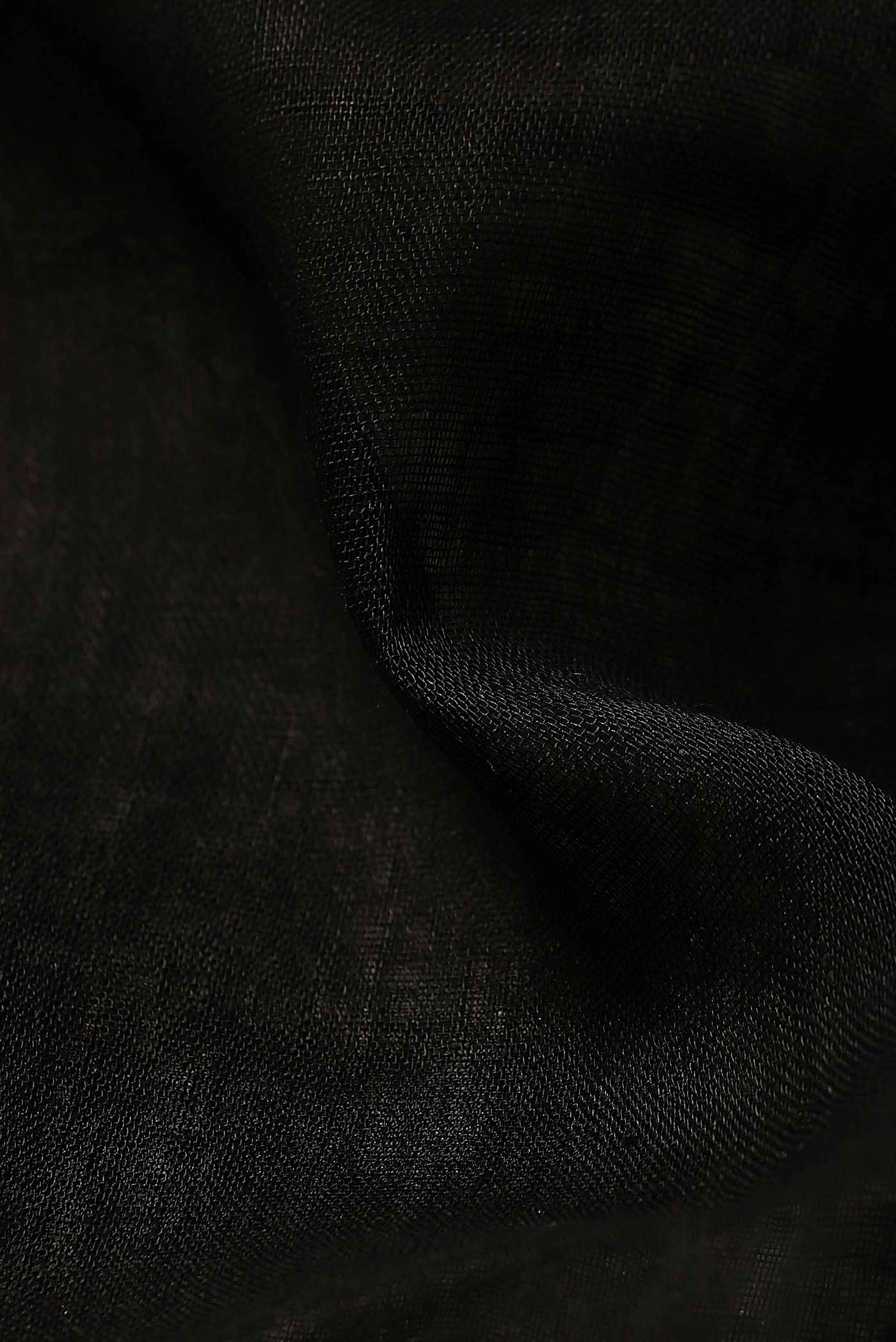 Black Bengal Cotton Saree