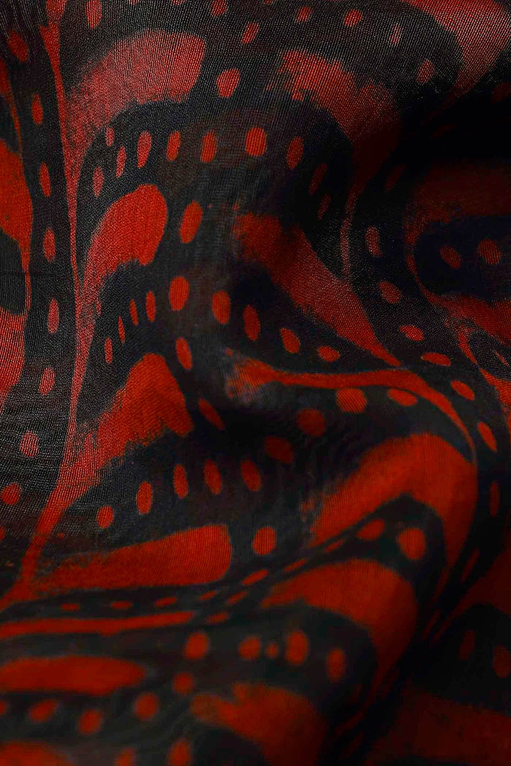 Maroon Maheshwari Silk Cotton Saree