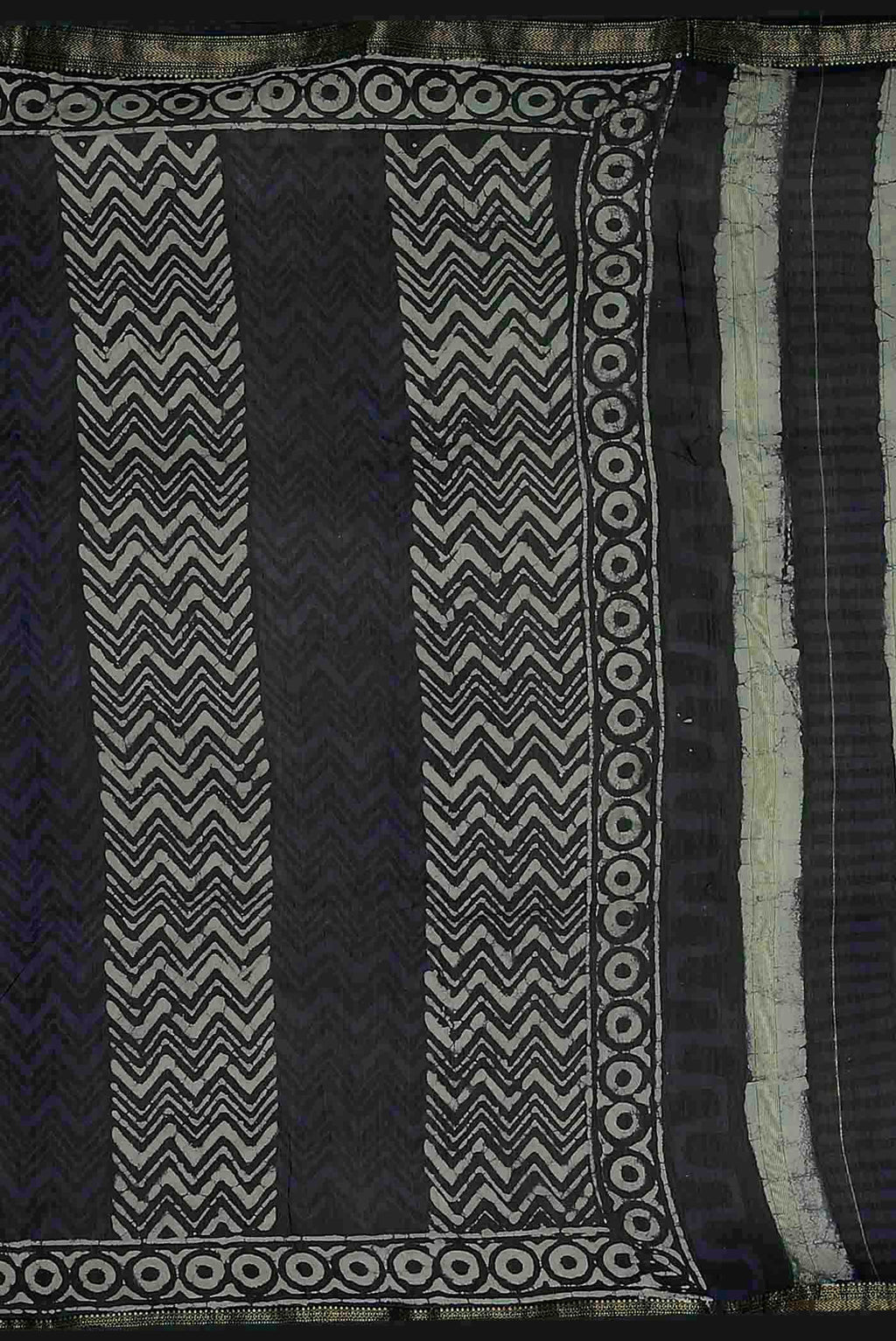 Blue Maheshwari Silk Cotton Saree