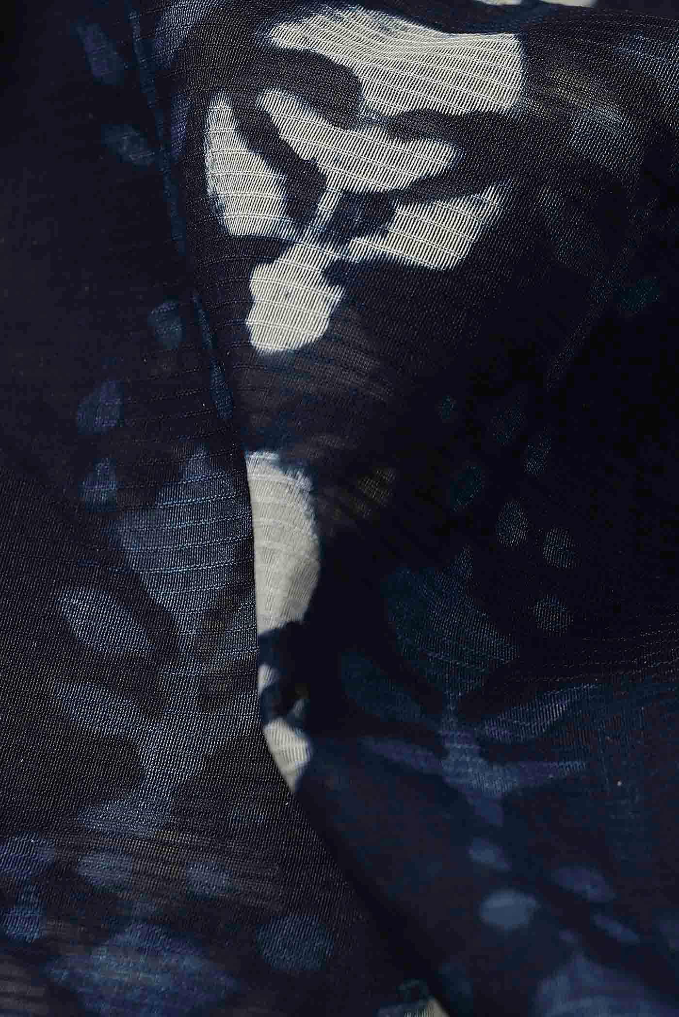 Blue Maheshwari Silk Cotton Saree