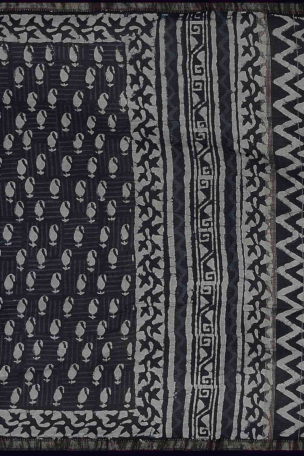 Blue Maheshwari Silk Cotton Saree