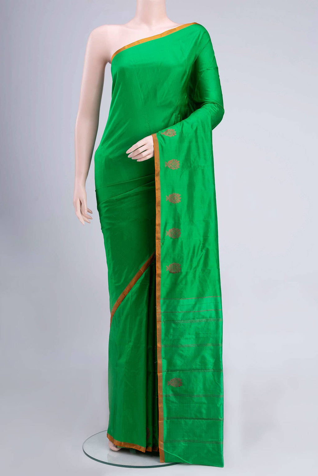 Green Kanchipuram Silk Saree