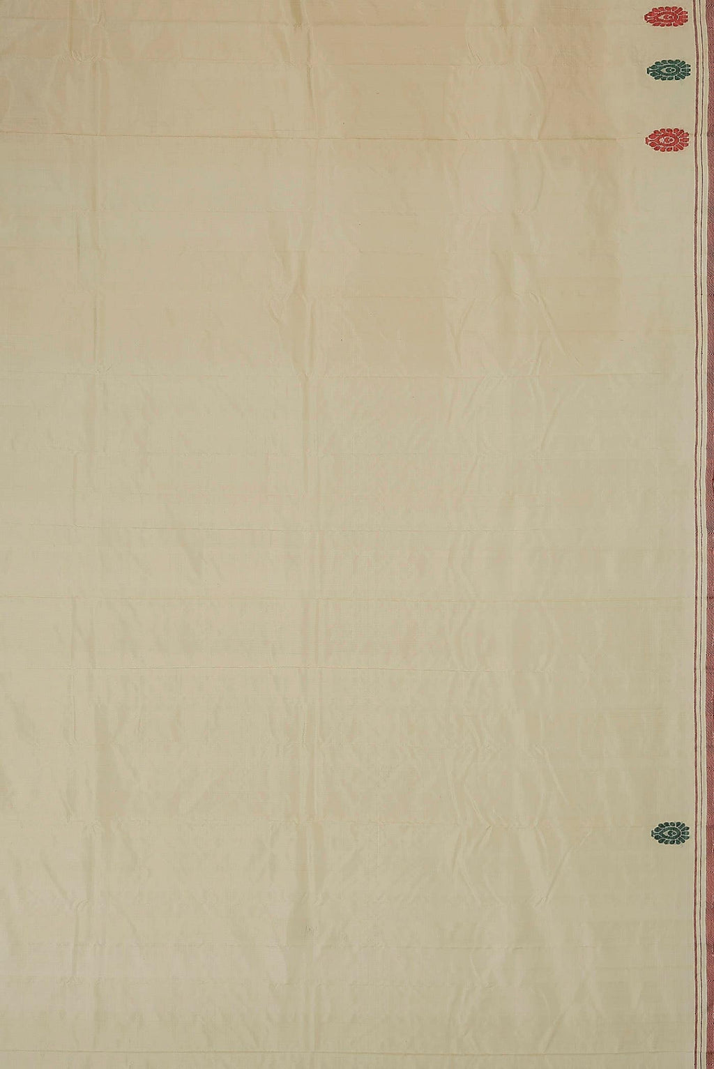 Beige Kanchipuram Silk Saree