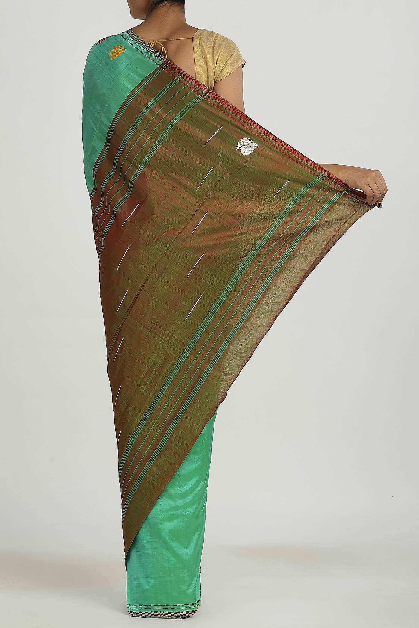 Green Kanchipuram Silk Saree
