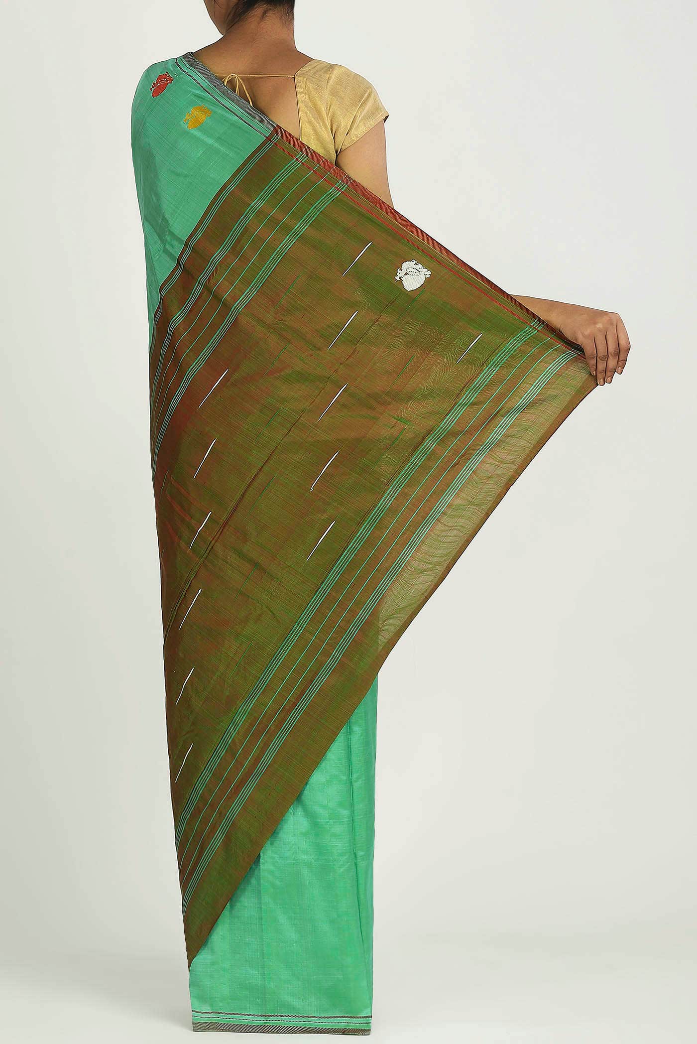 Green Kanchipuram Silk Saree
