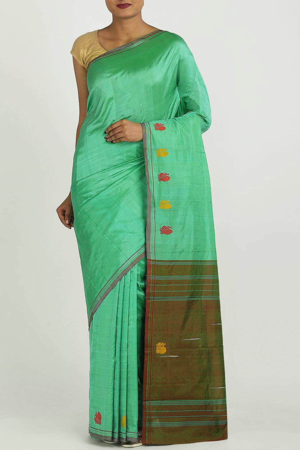 Green Kanchipuram Silk Saree