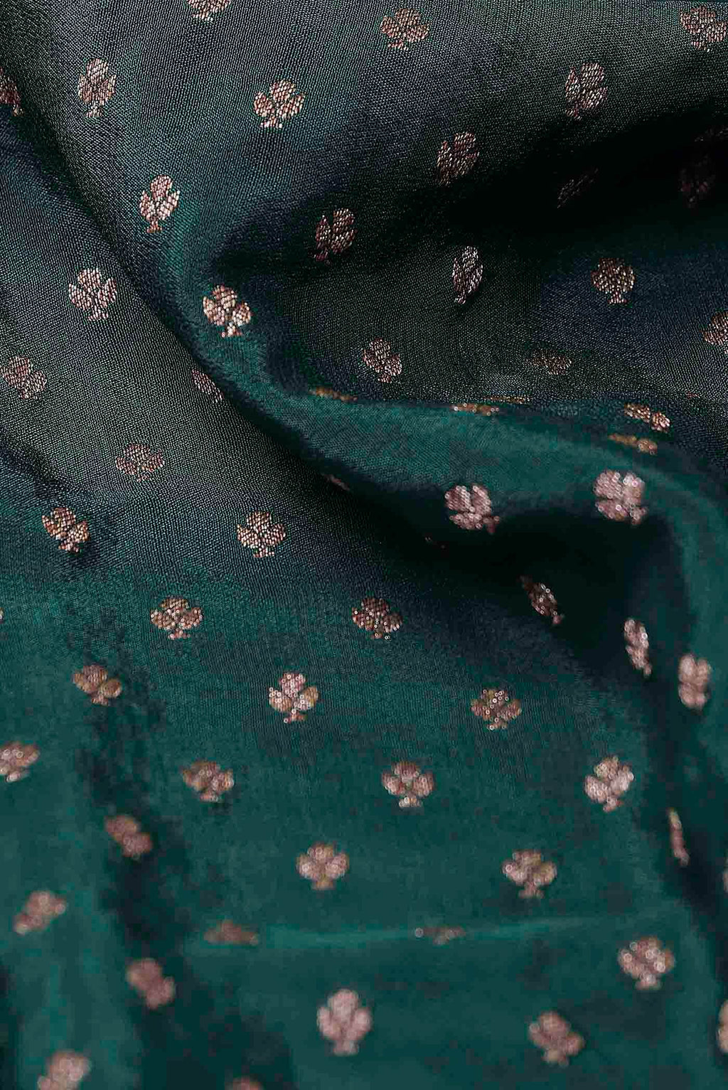 Green Banarasi Georgette Saree