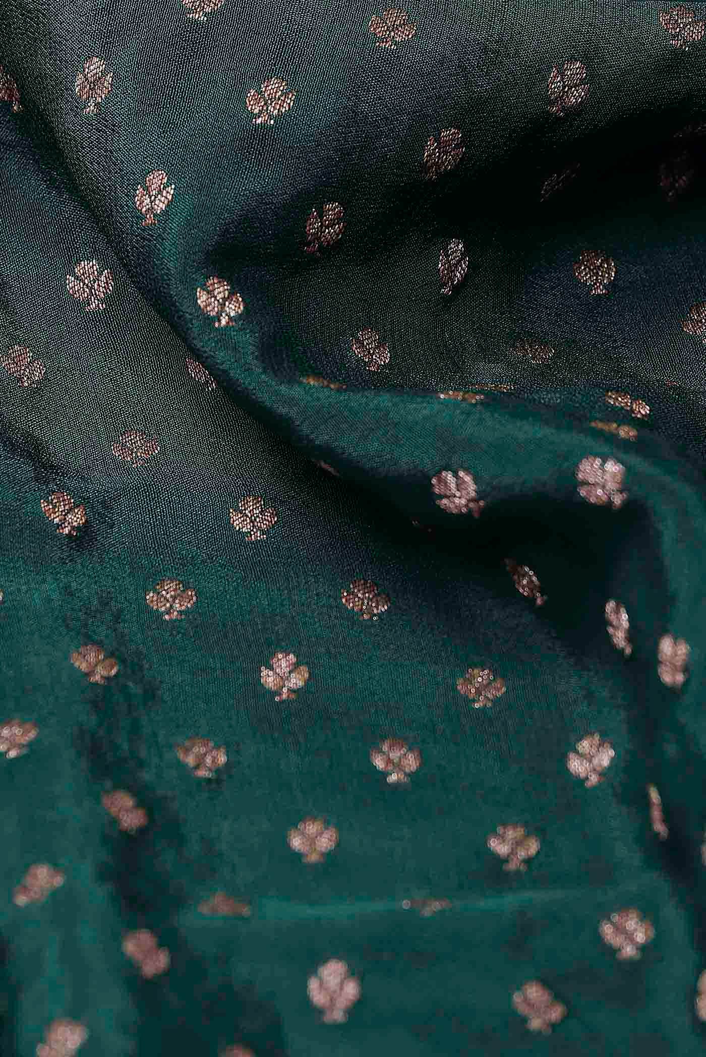 Green Banarasi Georgette Saree