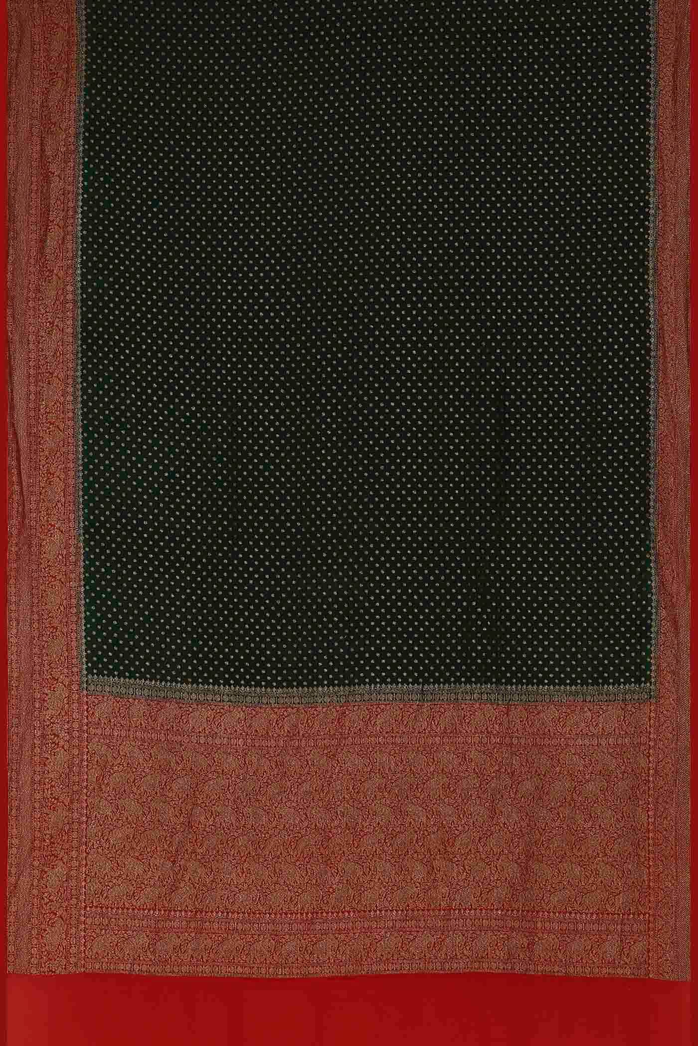 Black Banarasi Georgette Saree