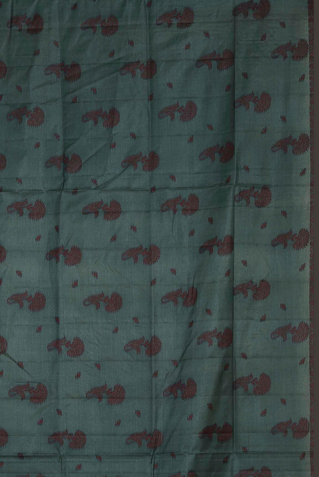 Blue Banarasi Tussar Silk Saree