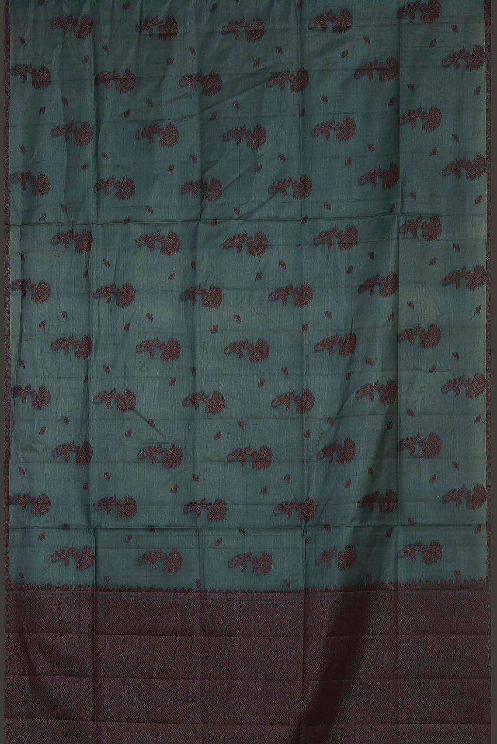 Blue Banarasi Tussar Silk Saree