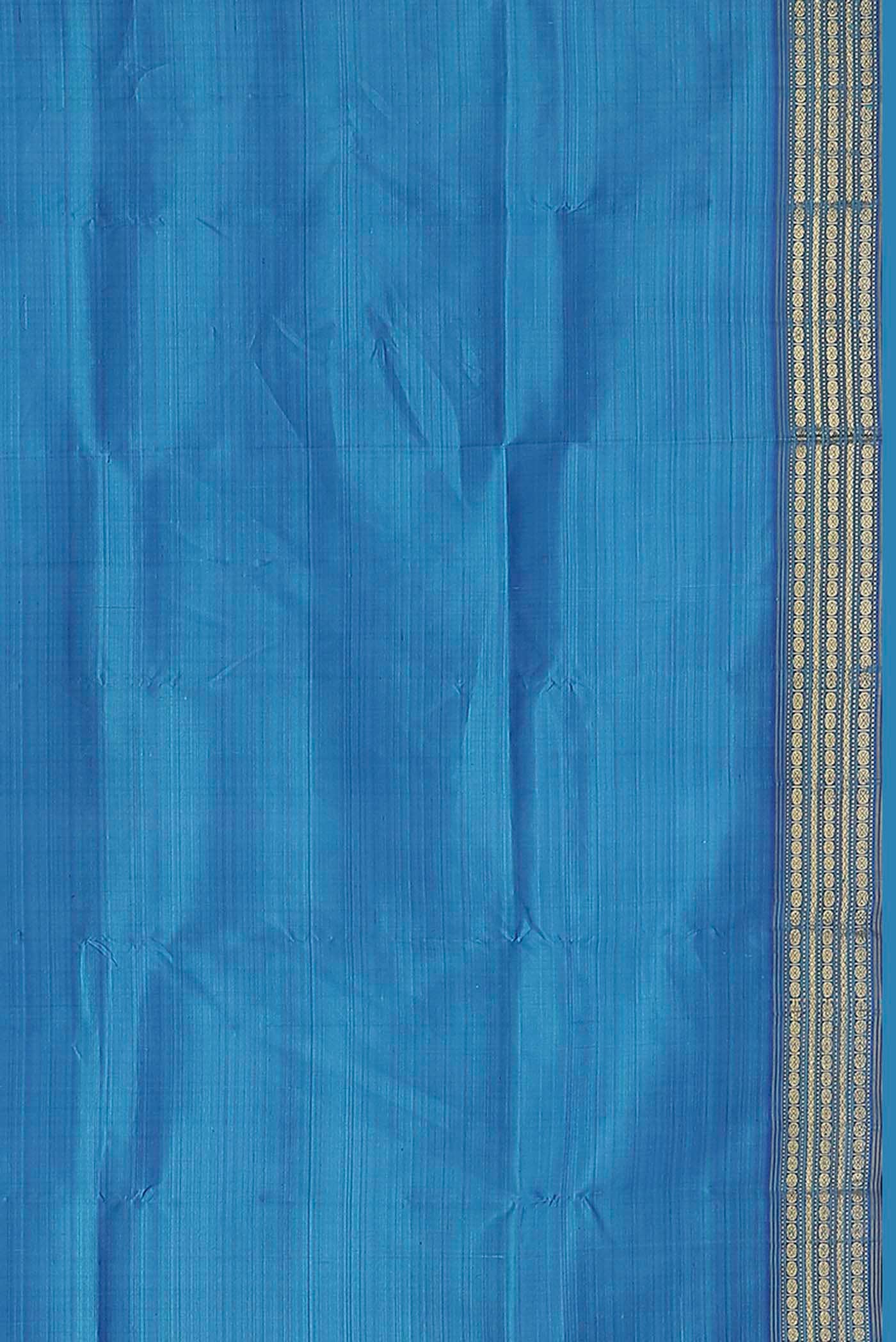 Blue Kanchipuram Silk Saree